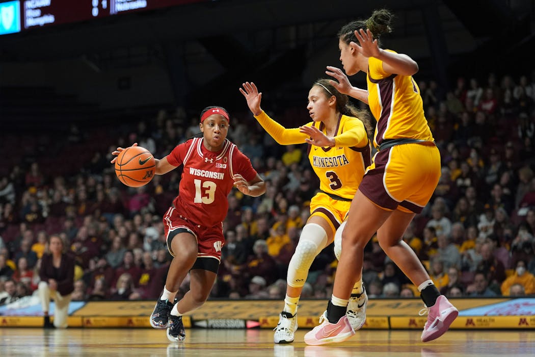Wisconsin guard Ronnie Porter's quickness is crucial to the Badgers' perimeter defense and rebounds well for her size (5-4).