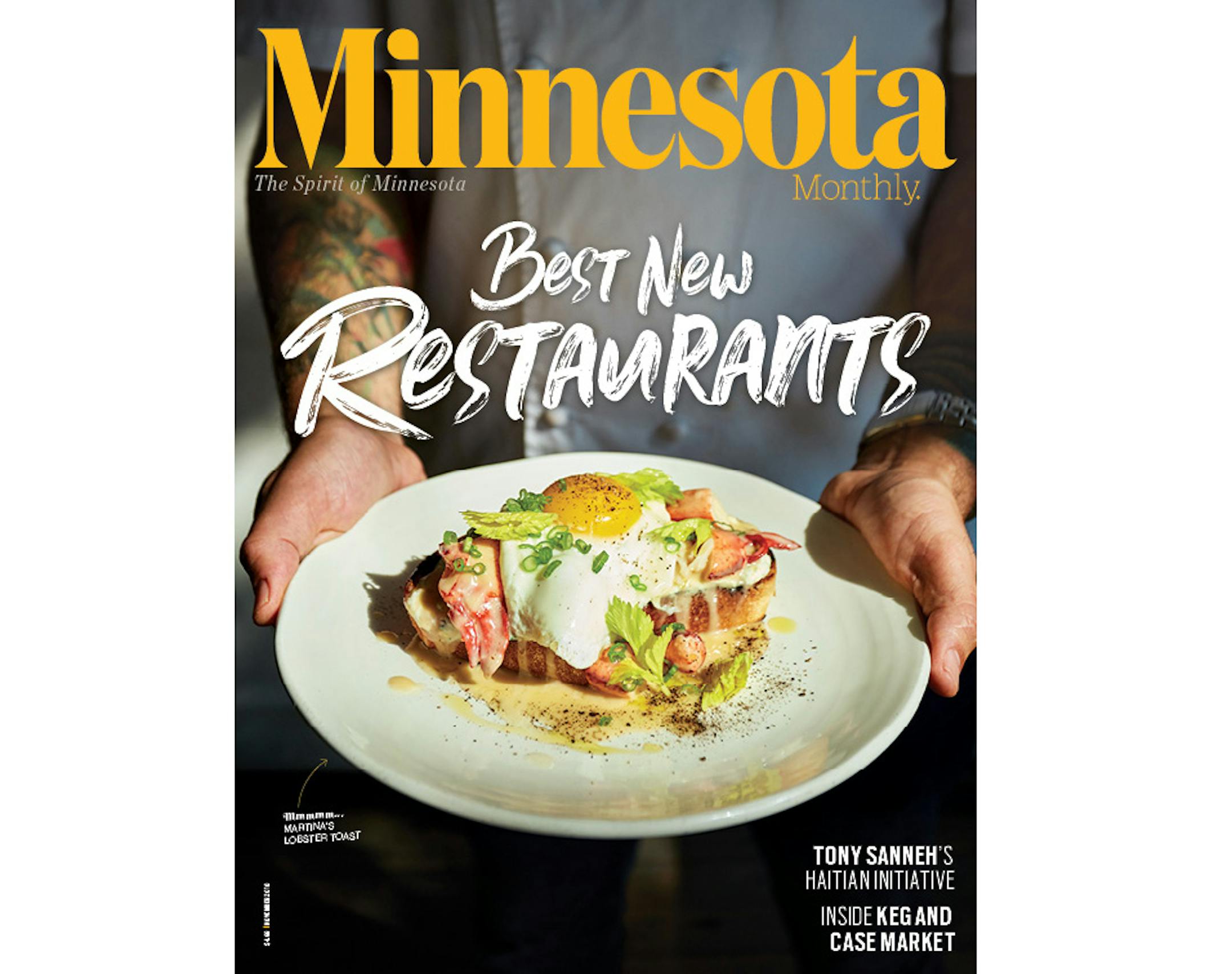 A recent Minnesota Monthly cover.