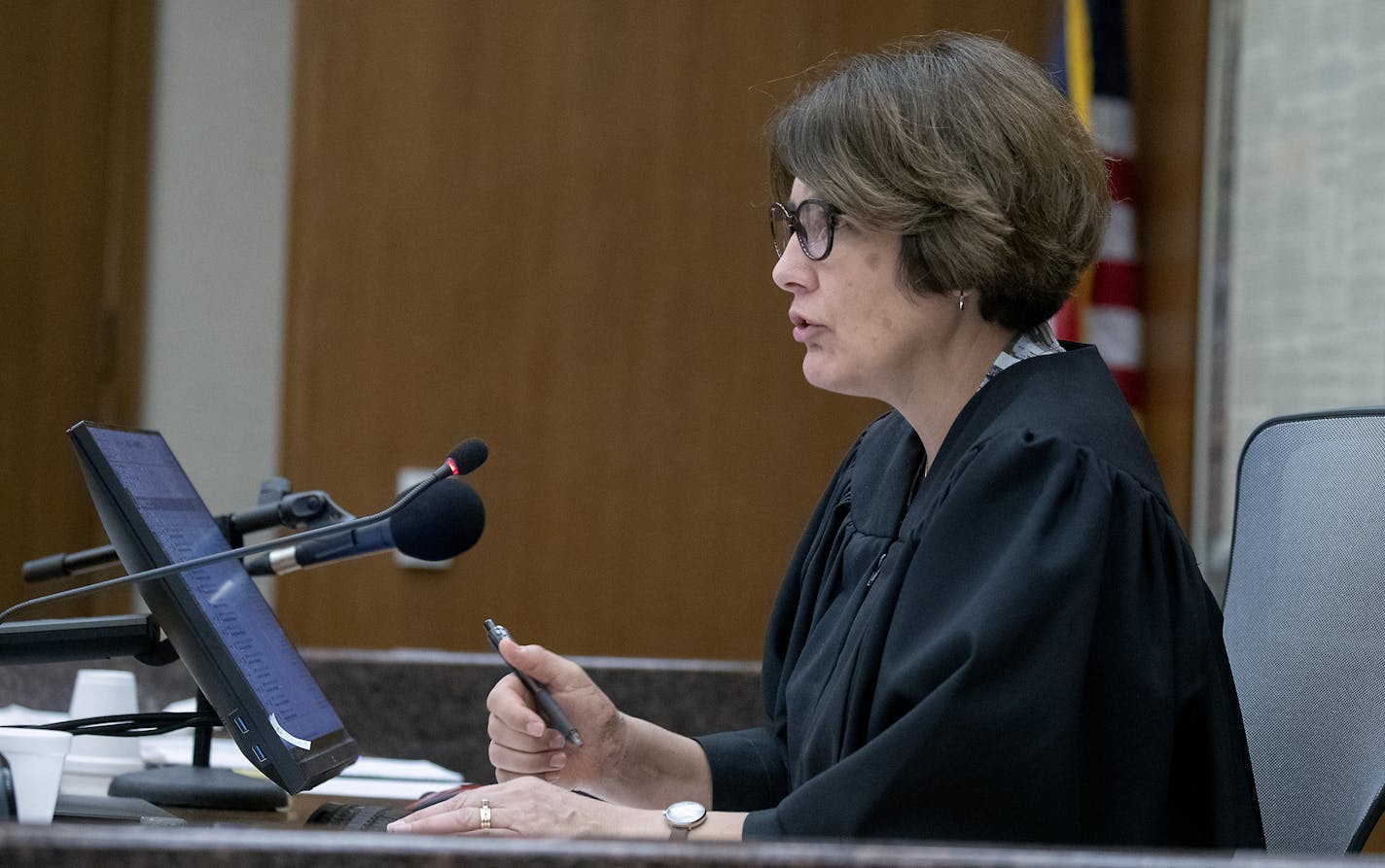 Judge Jeannice Reding handed out a 19-year sentence to Emmanuel Aranda, the man who threw a 5-year-old boy over a Mall of America balcony, at the Hennepin County Government Center, Monday, May 3, 2019 in Minneapolis, MN. ] ELIZABETH FLORES &#x2022; liz.flores@startribune.com