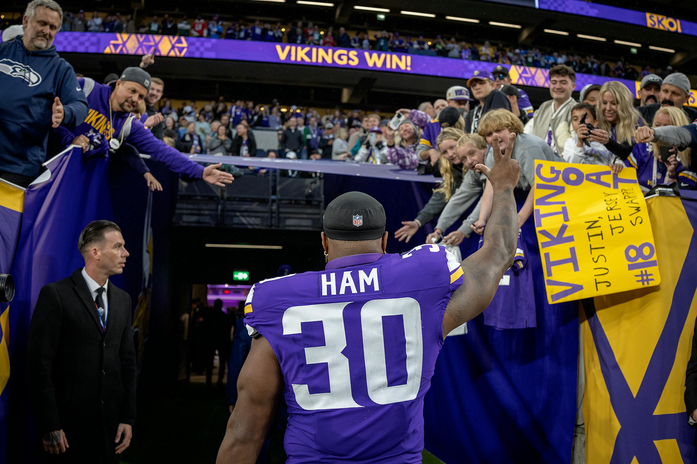 Vikings fullback C.J. Ham used the words of his grandfather to overcome ...