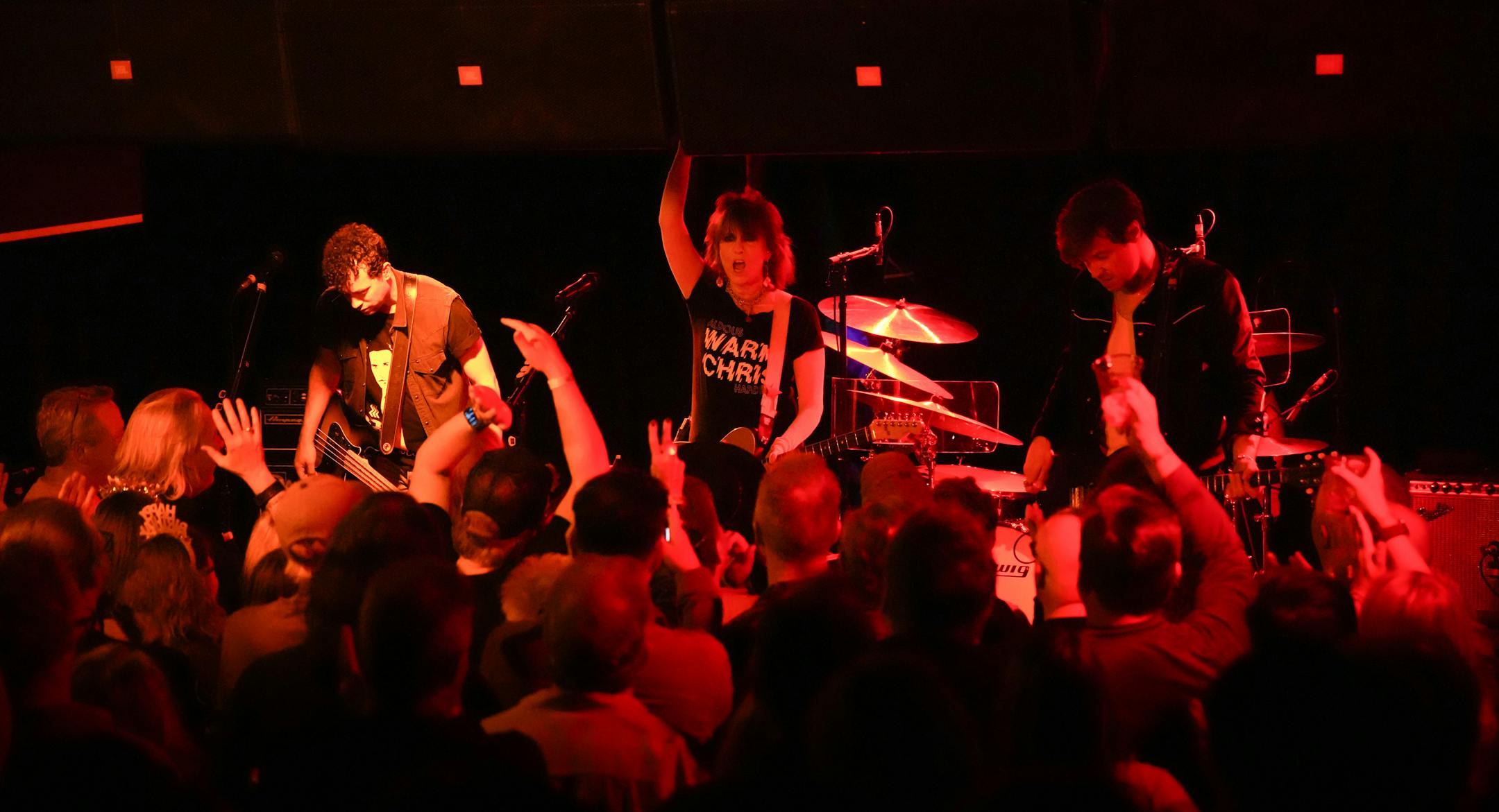 Chrissie Hynde and the Pretenders played a special intimate gig in the 250-capacity Entry on Chrissie's birthday teasing next week's release of their new album Thursday, Sept. 7, 2023 Minneapolis, Minn. ] GLEN STUBBE • glen.stubbe@startribune.com