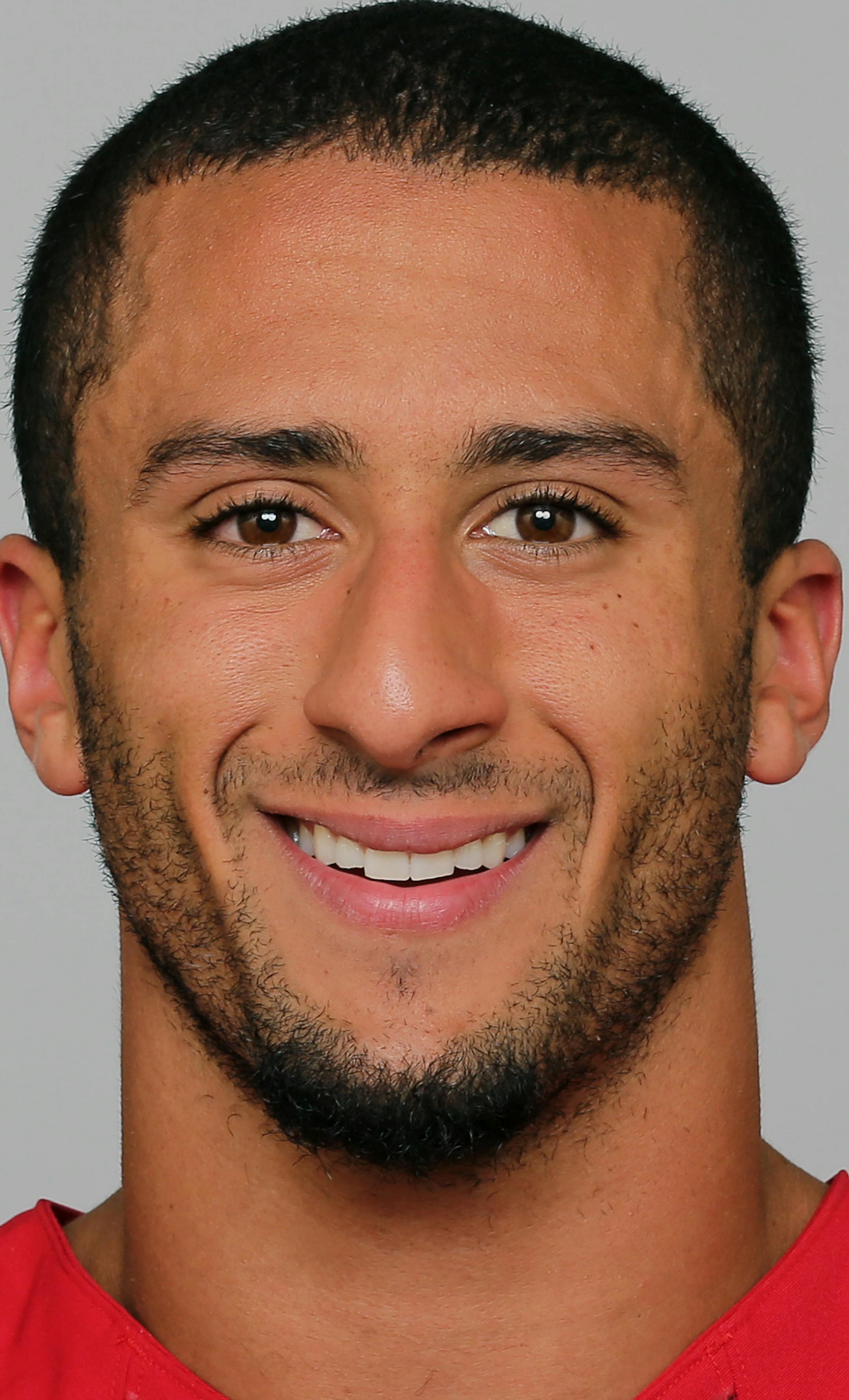 This is a 2013 photo of Colin Kaepernick of the San Francisco 49ers NFL football team. This image reflects the San Francisco 49ers active roster as of Thursday, May 9, 2013 when this image was taken. (AP Photo) ORG XMIT: NFLHS13