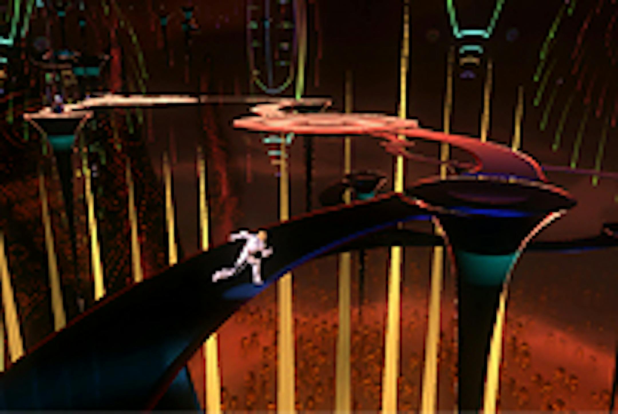 Enoch explores a tower built by fallen angels in "El Shaddai: Ascension of the Metatron"