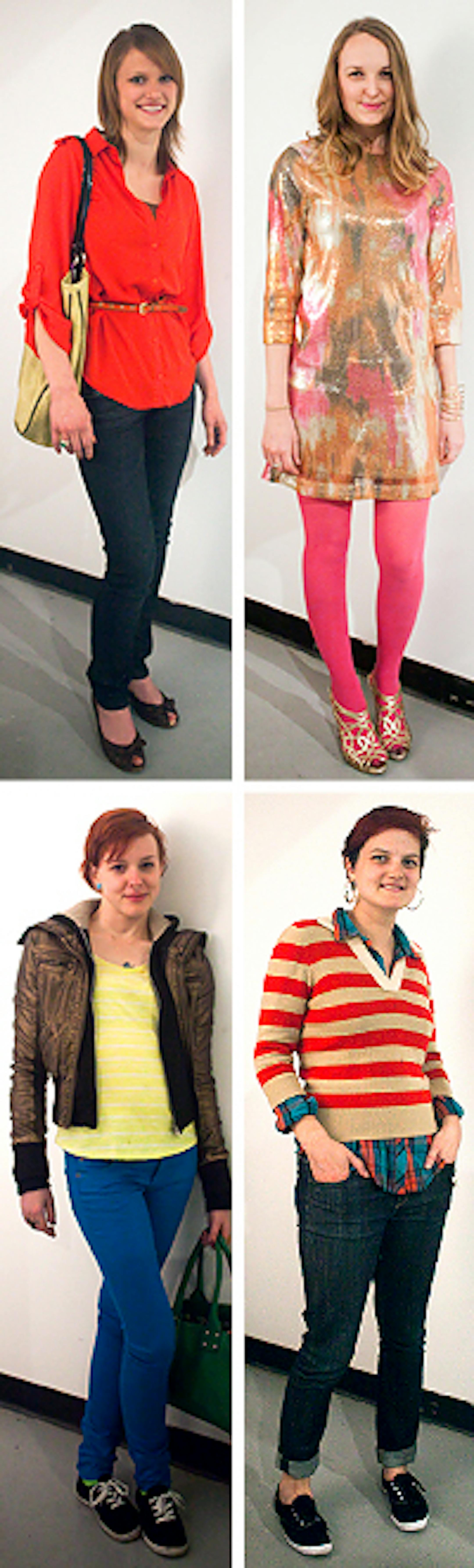 Clockwise from top - Kaitlyn Ziebell, Nicki Schaper, Elizabeth Rose Schneider, Ayla Stout