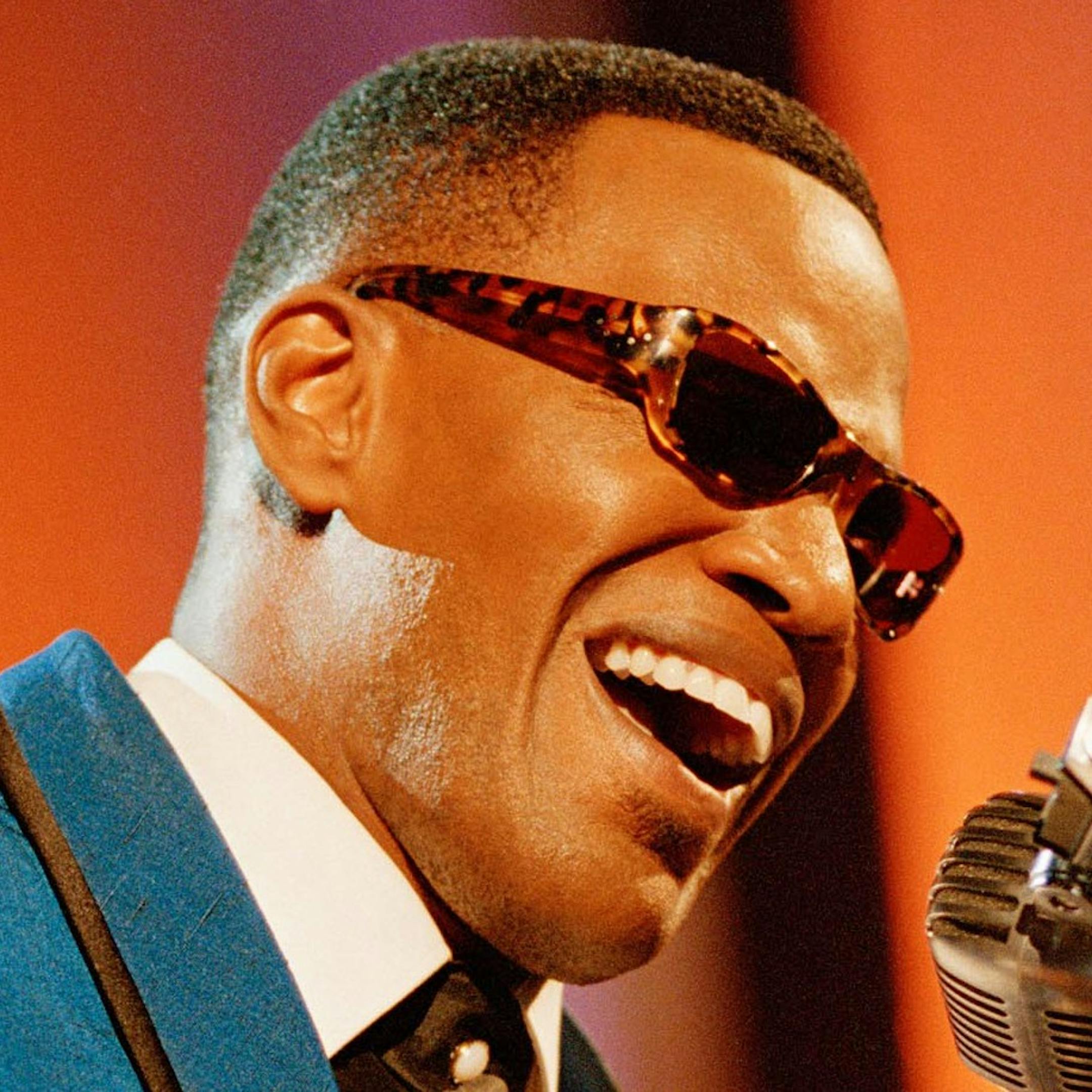 Actor Jamie Foxx portrays musician Ray Charles in this scene from Universal Pictures' "Ray," in this undated publicity photo. "Ray" will be one of numerous movies shown at the Toronto International Film Festival, which begins its 10-day run Thursday, Sept. 9, 2004. (AP Photo/Alex Dukay, Sony Pictures Classics) (AP Photo/Nicola Goode, Universal Pictures)