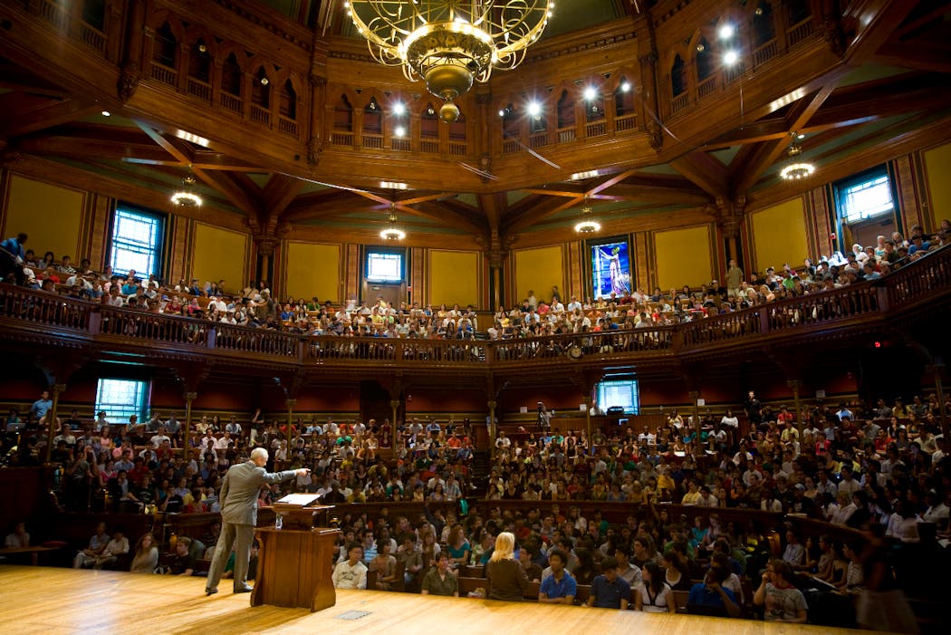 Sandel’s course “Justice” for years was one of the most popular at Harvard and was turned into a PBS series.