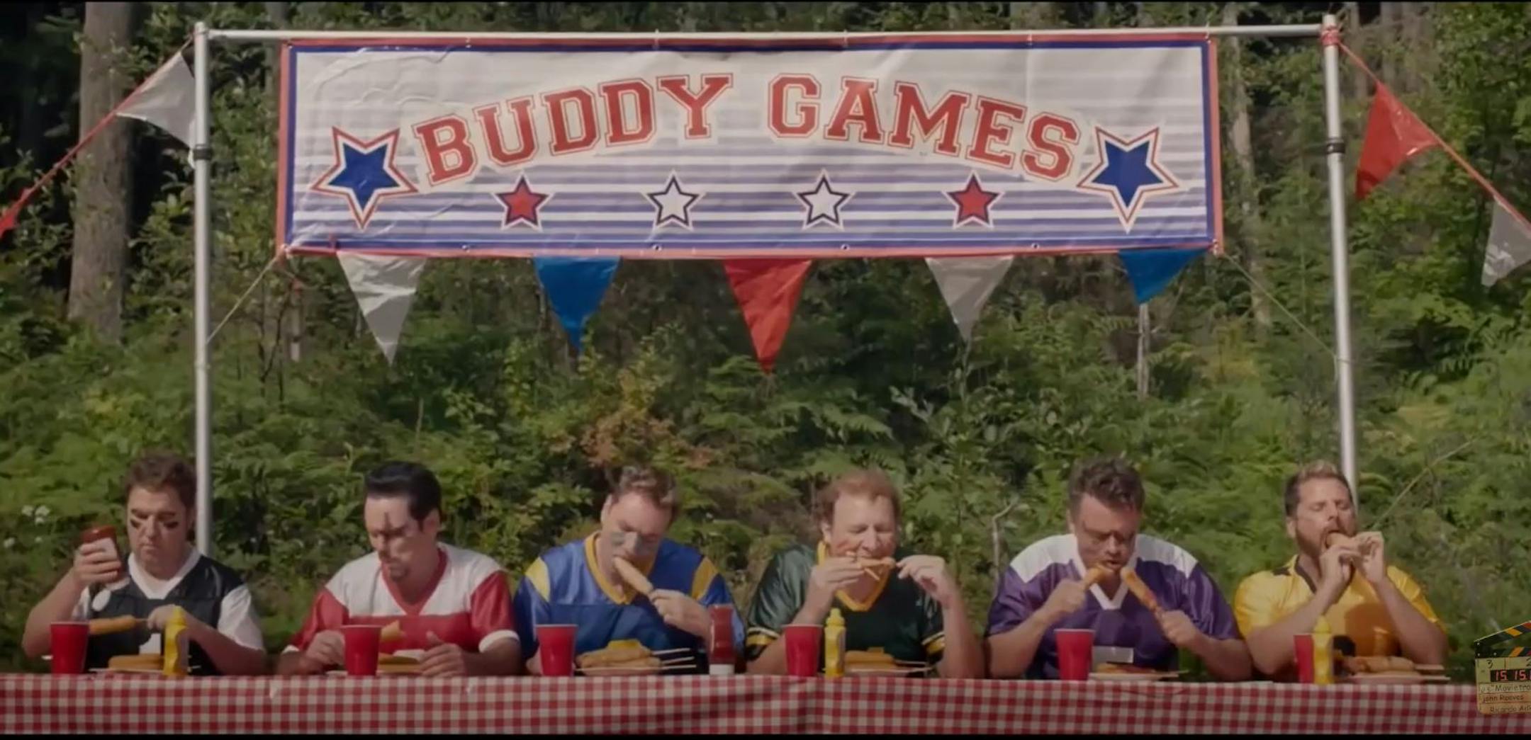A scene from the Josh Duhamel-Nick Swardson movie "Buddy Games." (Saban Films)