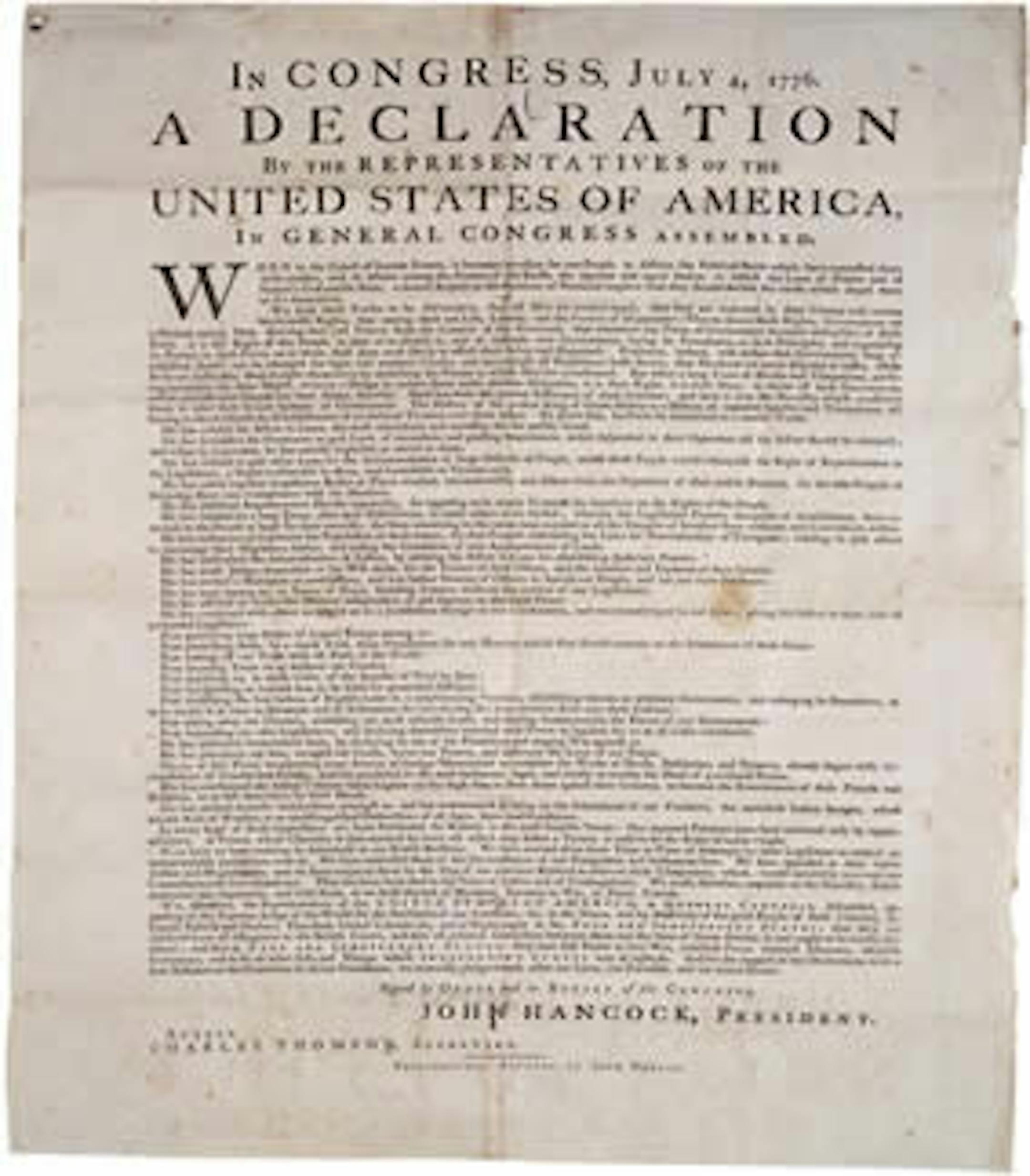 Declaration of Independence