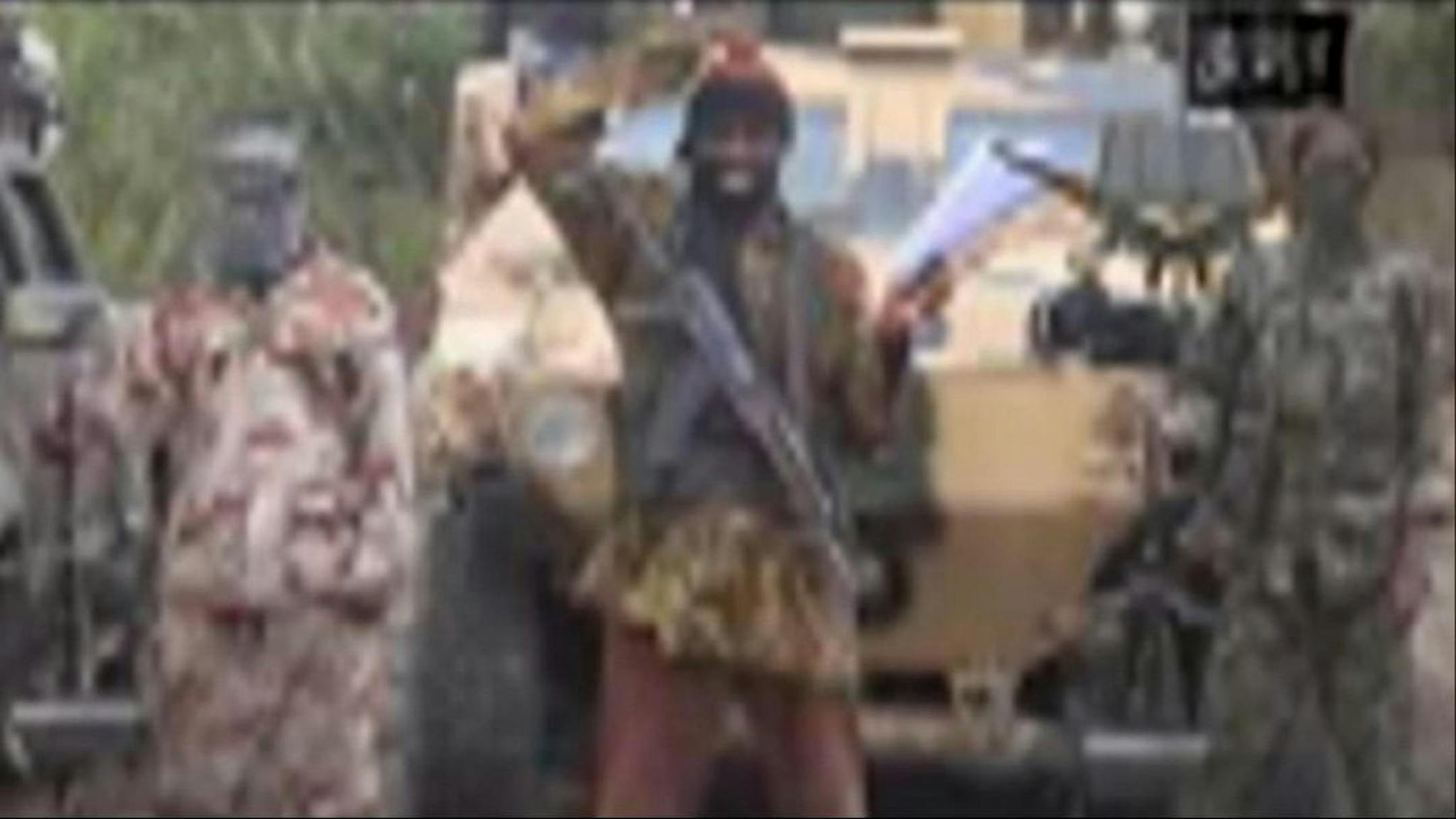 Abubakar Shekau, the leader of Nigeria's Islamic extremist group Boko Haram, is shown In this image made from video received by The Associated Press on Monday, May 5, 2014.