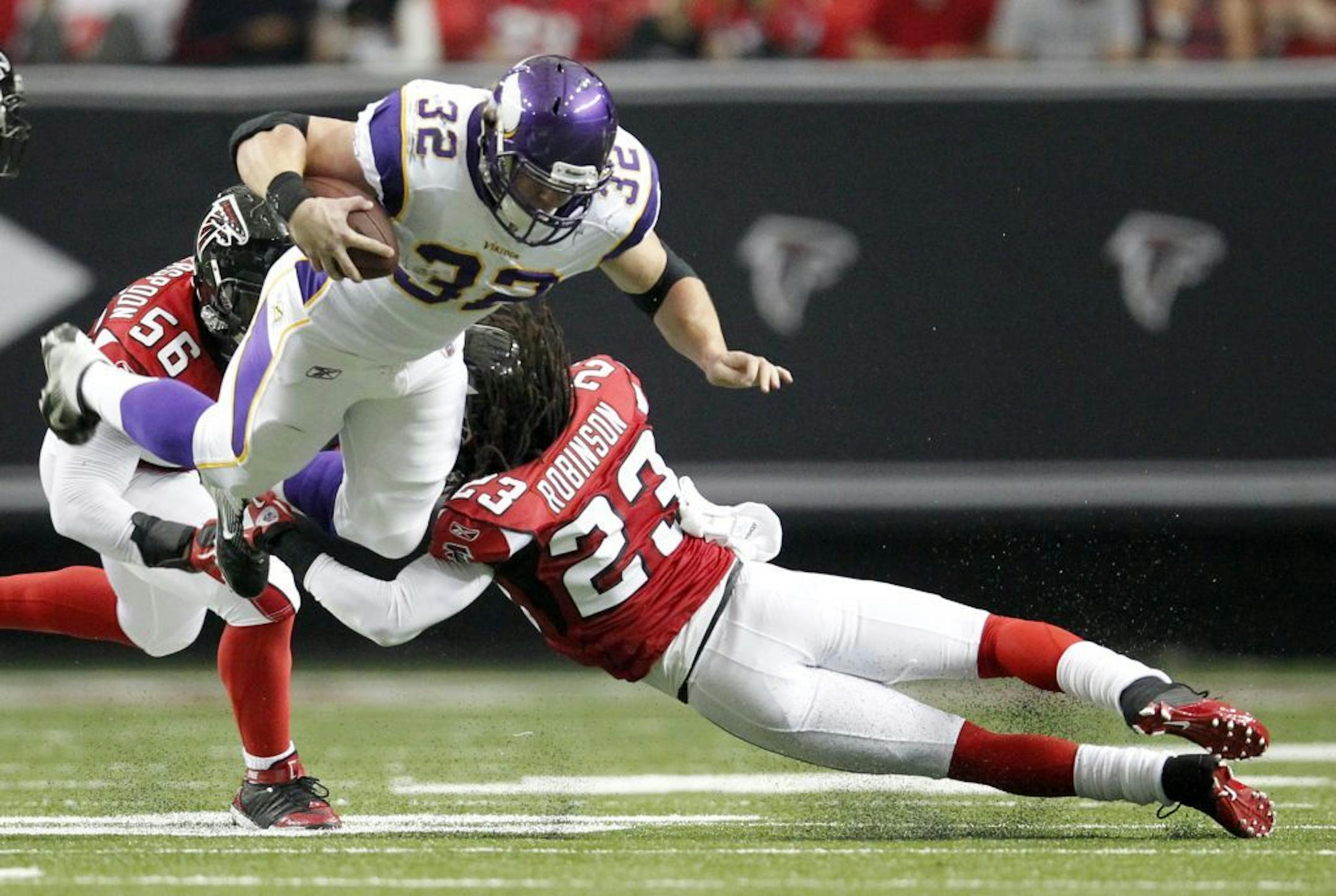 Vikings running back Toby Gerhart