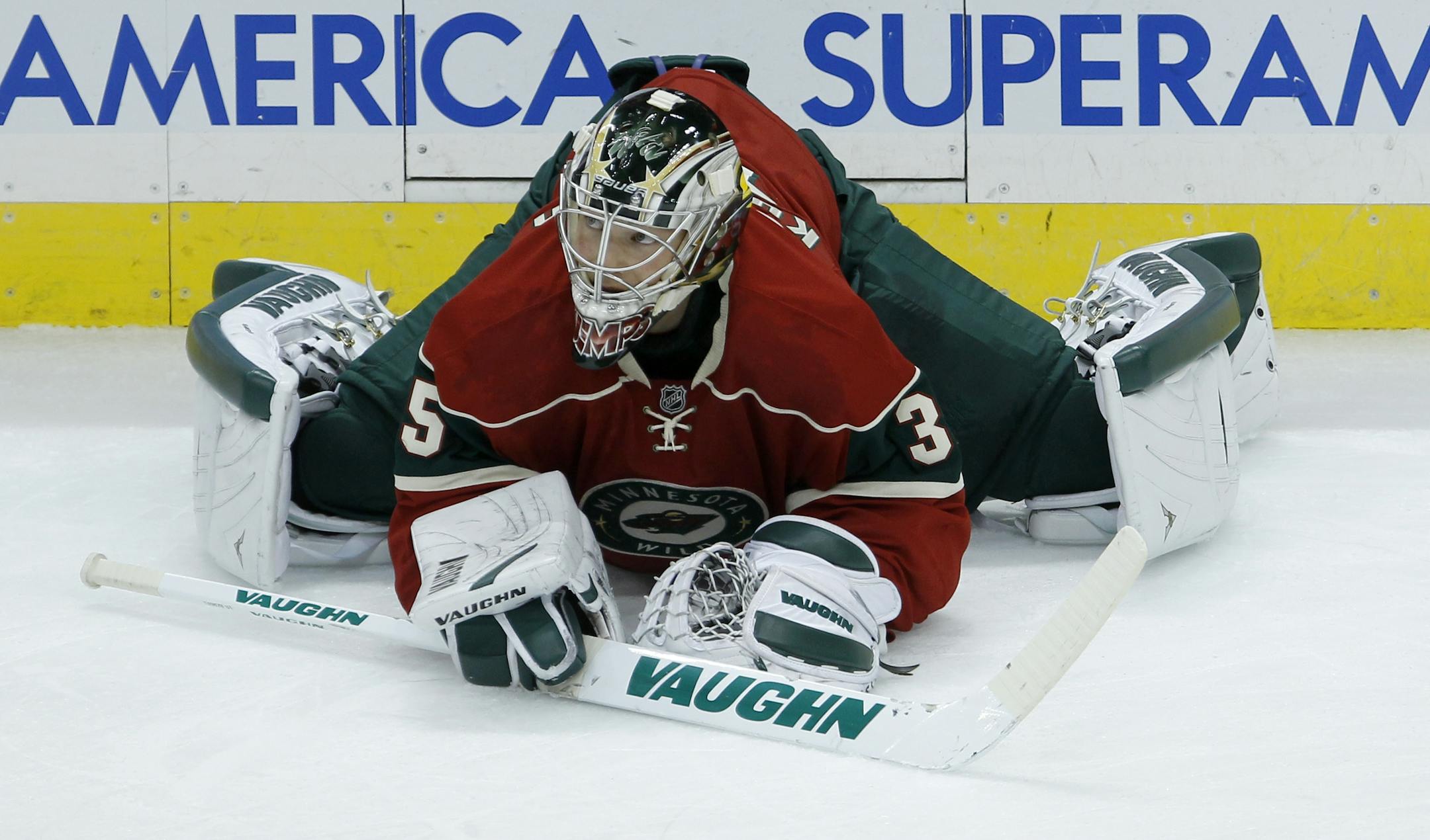 Wild goalie Darcy Kuemper