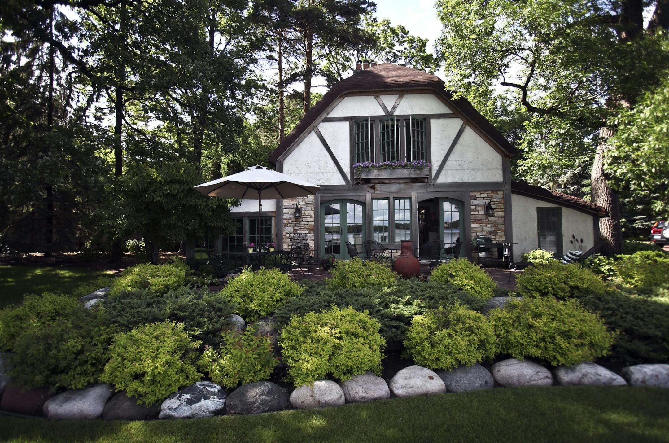 Mark and Nancy Morris' 1919 Cotswold cottage by architect Harry Wild Jones.