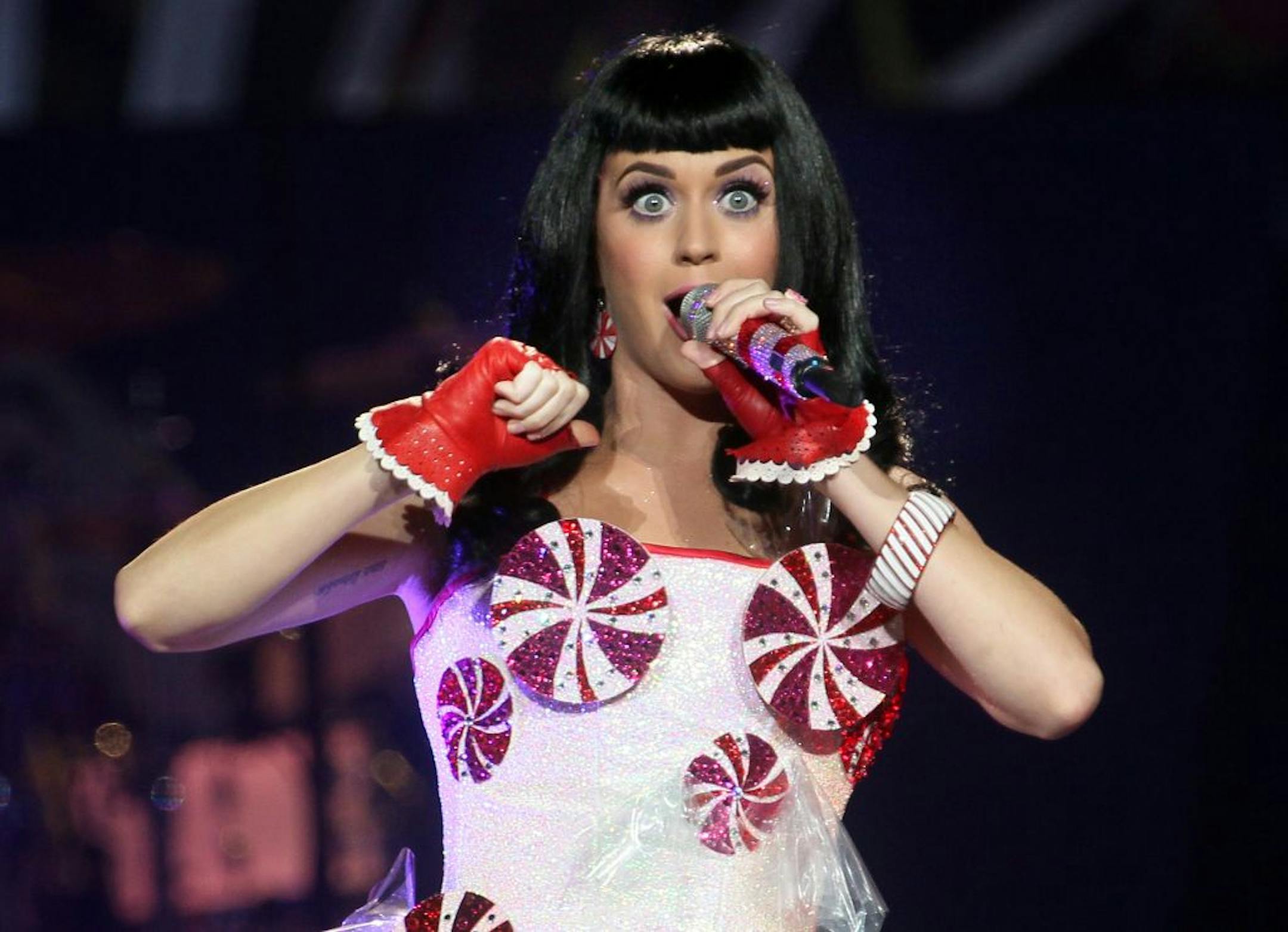 Katy Perry performed at the Xcel Energy Center on Tuesday.