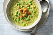 Spring green pea soup from Beth Dooley. Photo: Mette Nielsen, Special to the Star Tribune