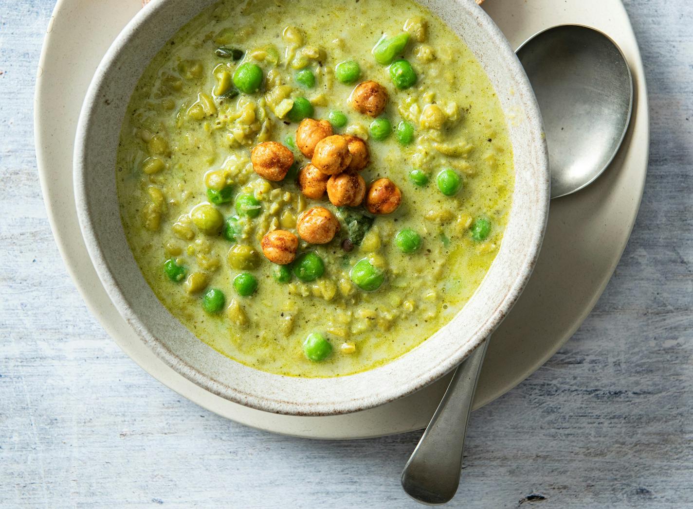 Spring green pea soup from Beth Dooley. Photo: Mette Nielsen, Special to the Star Tribune