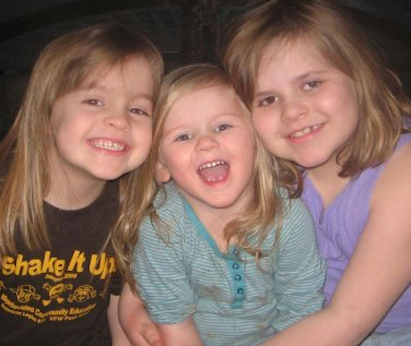 Photos of little Katelyn Pauling, with her sisters Kaylee and Kassey, from the Pauling family. Katelyn&#xed;s the youngest. The family hasn&#xed;t responded yet to my question about which older sister is which.