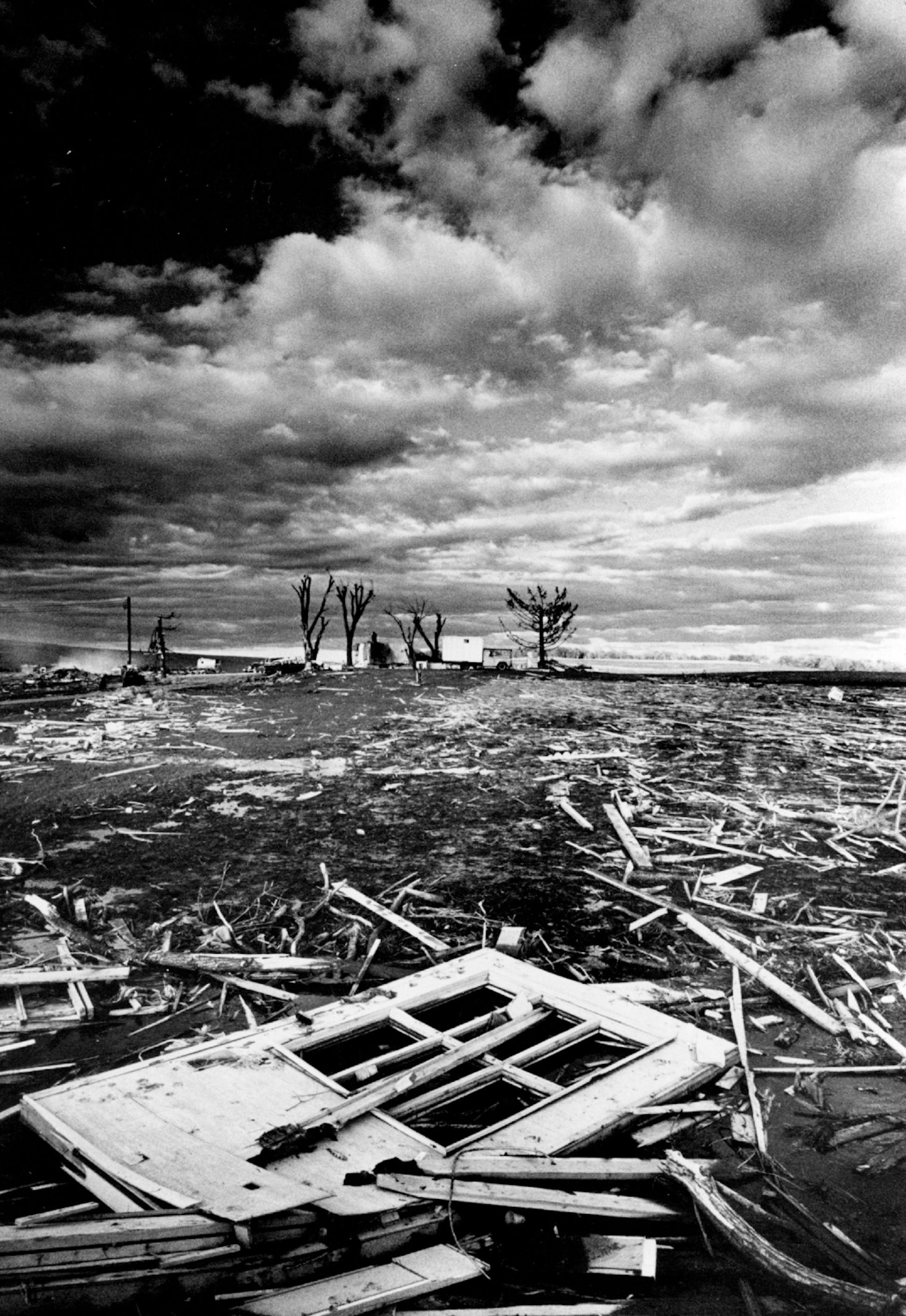 May 11, 1965 The budahn home was splattered under the open sky Mrs. Budahn thought it was going to be her last home. May 9, 1965 Duane Braley, Minneapolis Star Tribune