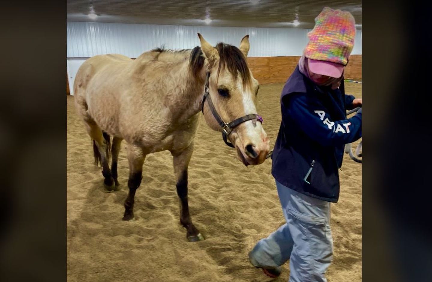 Hennepin County firefighters elude nearly every kick to free flailing