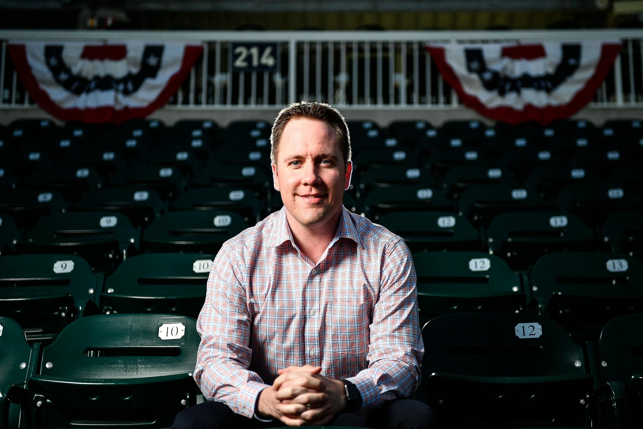 Twins executive vice president and chief baseball officer Derek Falvey
