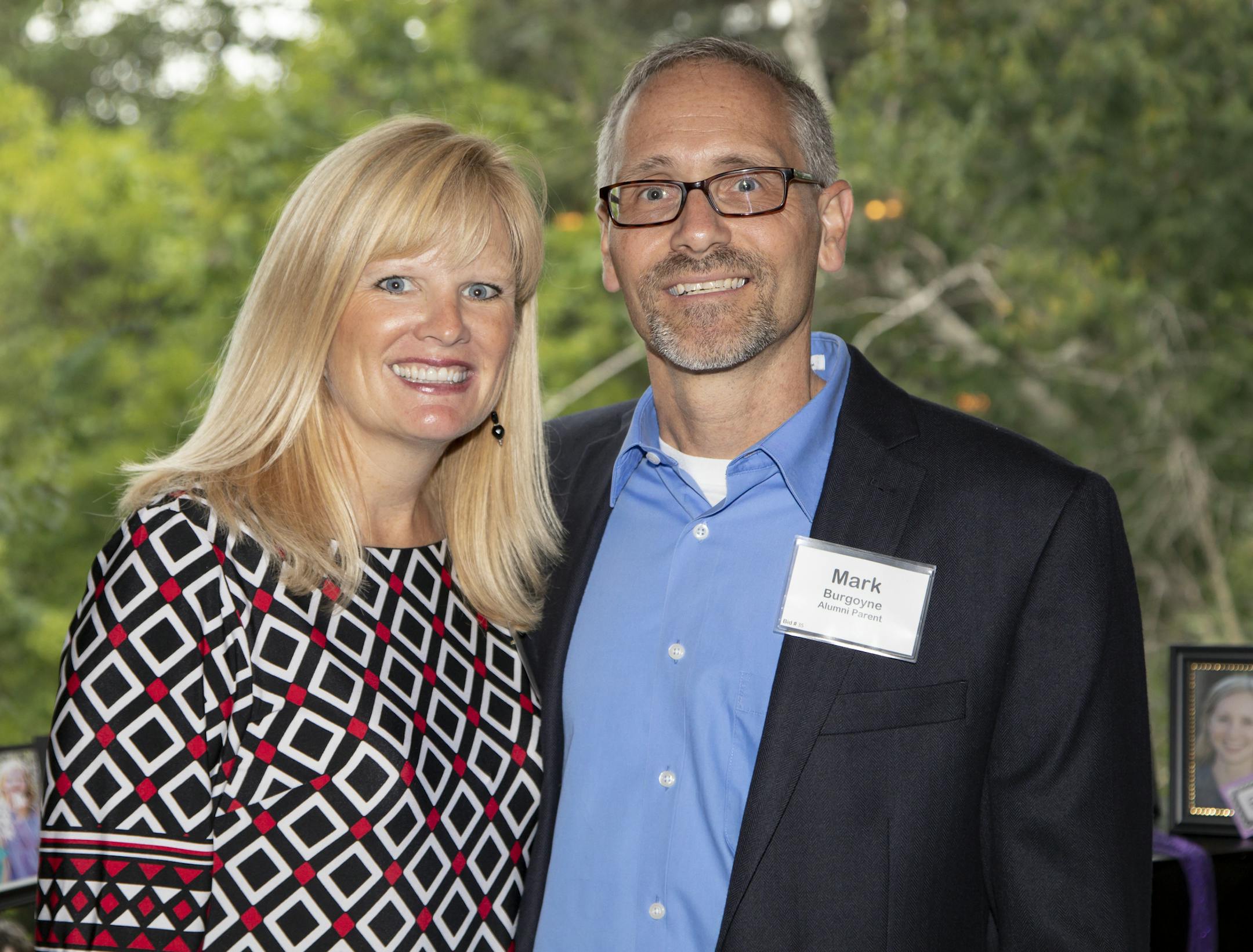 Julie and Mark Burgoyne.