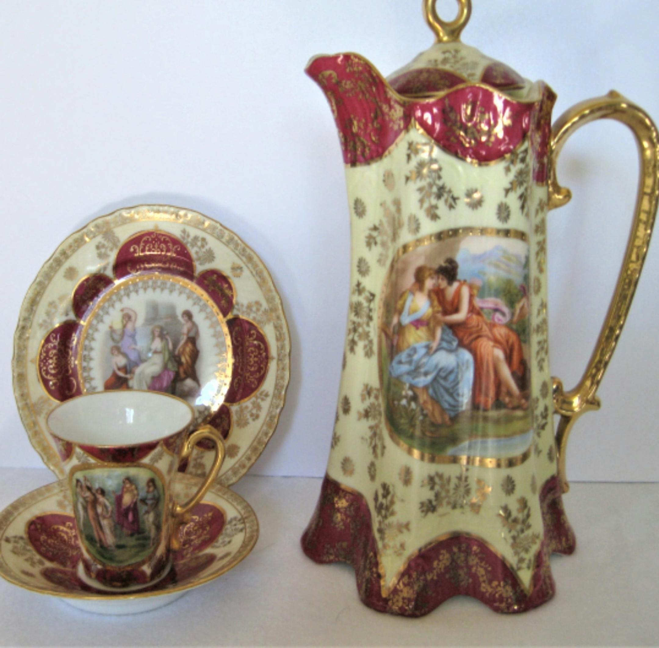 It's pretty, but is the neoclassical scene painted by hand? (Handout/TNS)