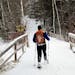 Caption: Timm's Hill Trail, in north-central Wisconsin, makes a nice place to snowshoe or cross-country ski. Timm's Hill is the tallest point in the s