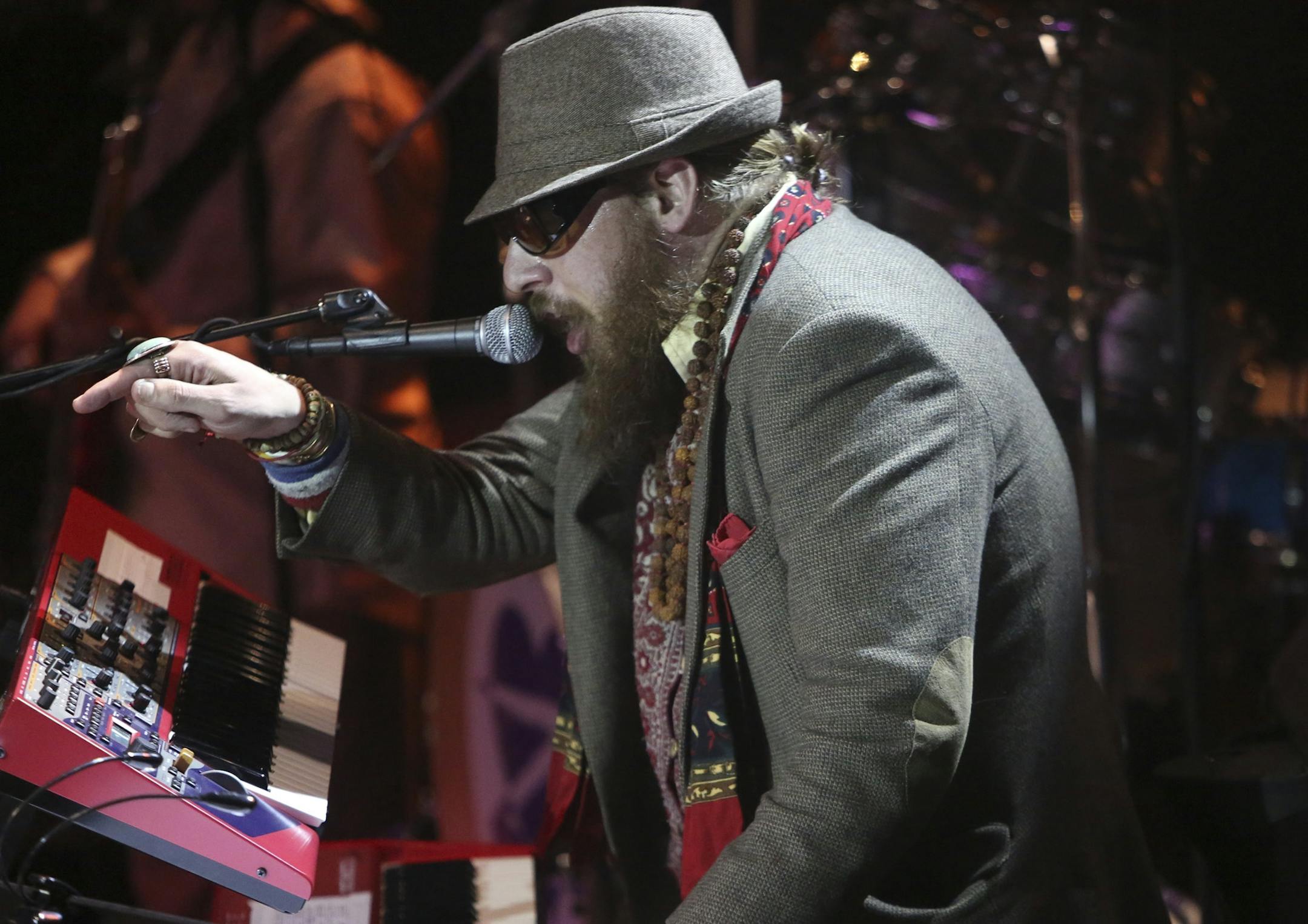 Nicholas David performed during the Bobby Z's Purple Heart benefit for the American Heart Association at First Ave in Minneapolis , Min., Saturday, March 9, 2013.