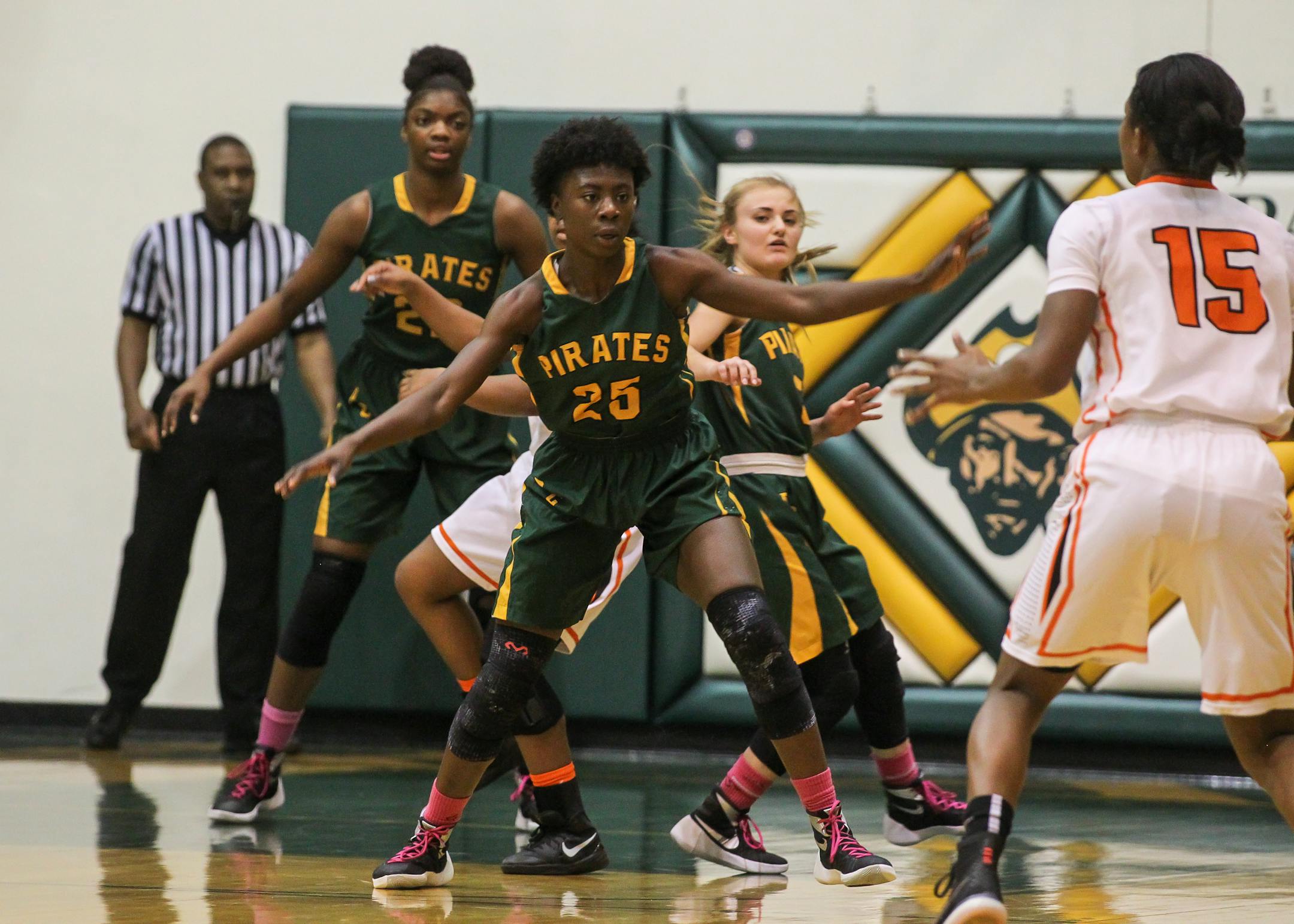 Mikayla Hayes (22) and Danielle Schaub, right. (Mark Hvidsten, Sports Engine)