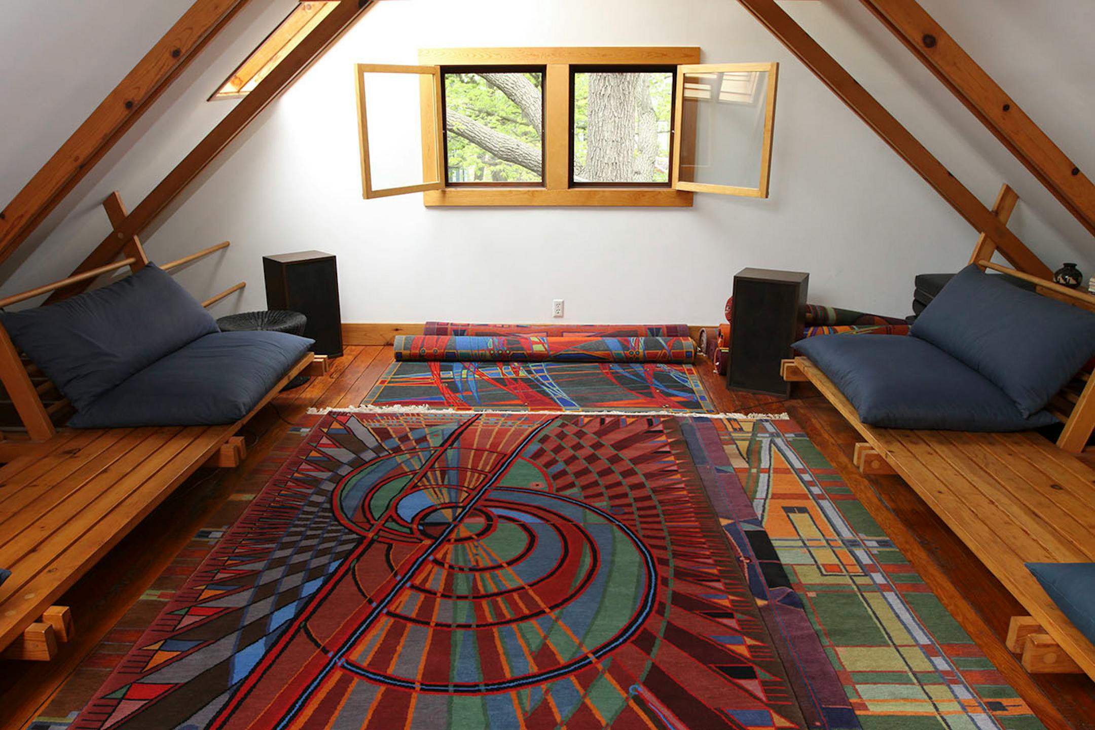 Hansen finished his attic to create more living space.