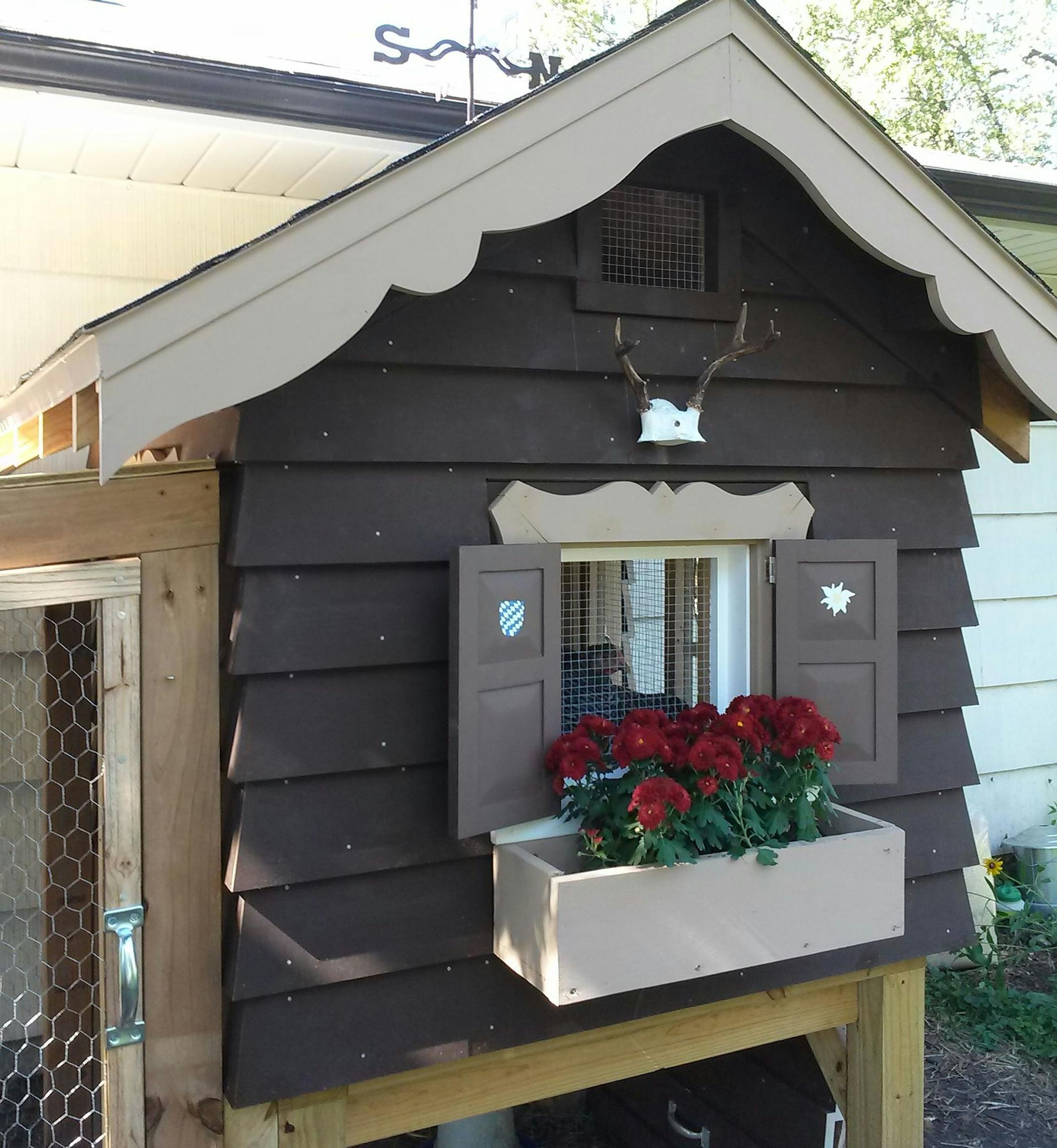 This Richfield coop is a mini-version if the homeowner's family's Bavarian cabin in Wisconsin, on the Twin Cites Coop Tour, Sept. 17.