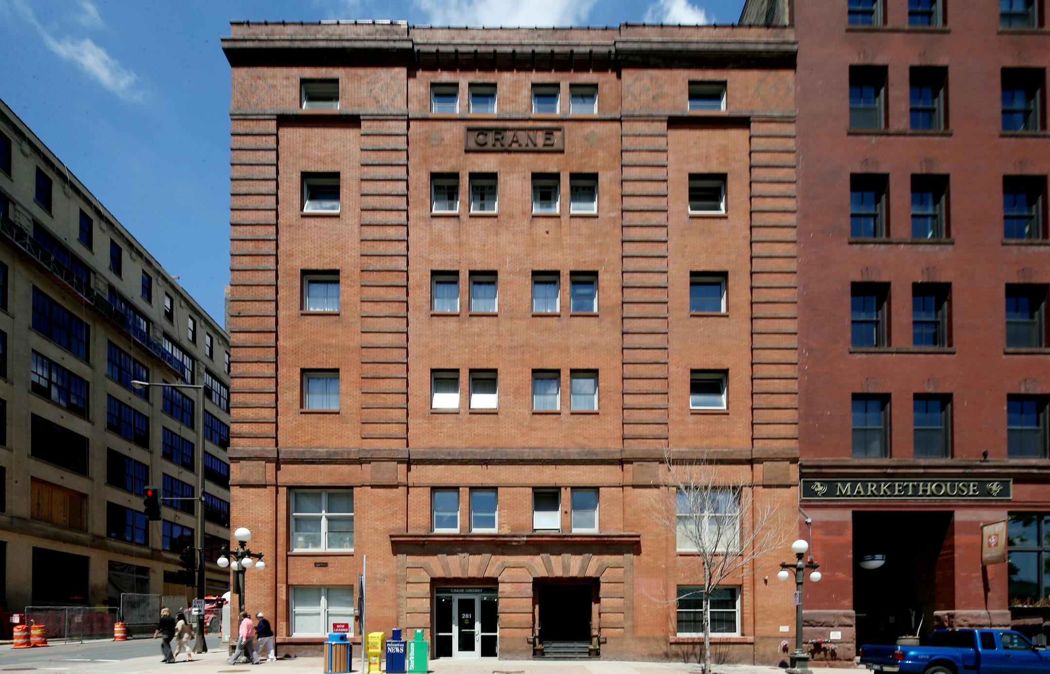 Crane Ordway building at 281 5th Street East in St. Paul. ] JOELKOYAMA‚Ä¢jkoyama@startribune Minneapolis, MN on May 28, 2014. Crane Ordway building in St. Paul, 281 5th Street East; the University Dale Apartments in St. Paul, 627 Aurora Ave., above the Rondo Community Library; and the Anishinabe Wakiagun housing for chronic inebriates at 1600 E. 19th Street in Minneapolis.