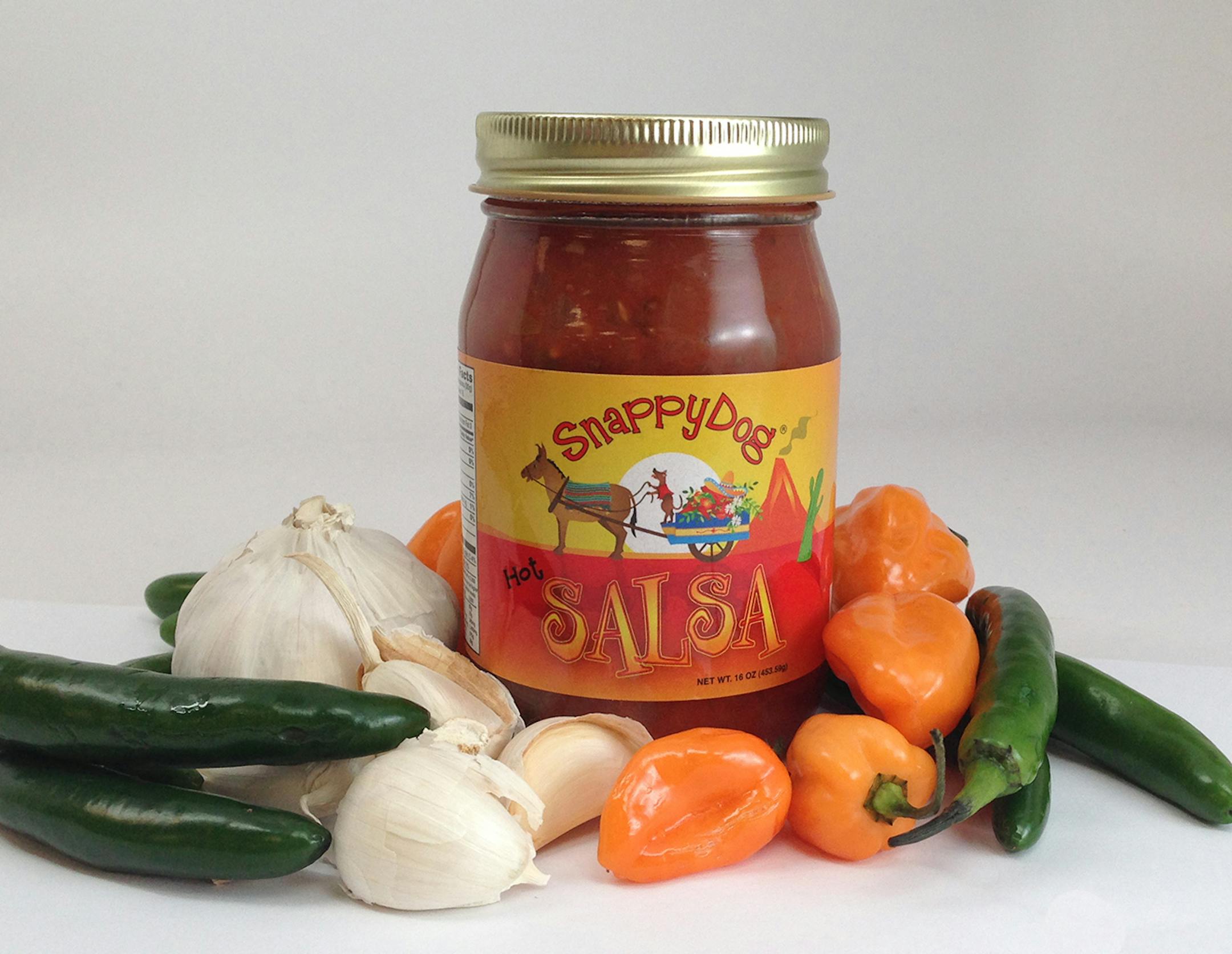 Star Tribune photo Dave Mertenís Snappy Dog Salsa.