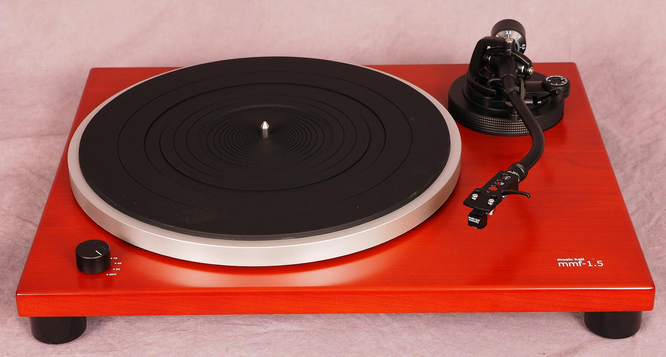The Music Hall MMF-1.5 turntable.