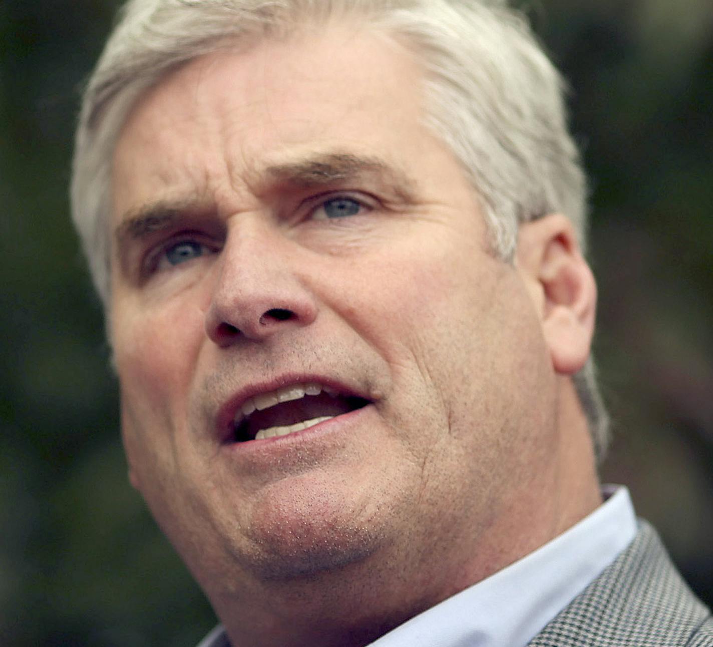 U.S. Rep. Michele Bachmann's decision to not seek re-election lit a frenzy of ambition among Sixth District Republicans. The first to come out blazing is 2010 gubernatorial candidate Tom Emmer. On Wednesday evening Emmer announced his bid for the seat Bachmann will abandon next year. He is the first candidate to announce his campaign but he will not be alone for long. Tom Emmer announced his bid for the Sixth Congressional District seat before a small crowd of supporters at River Front and Lions