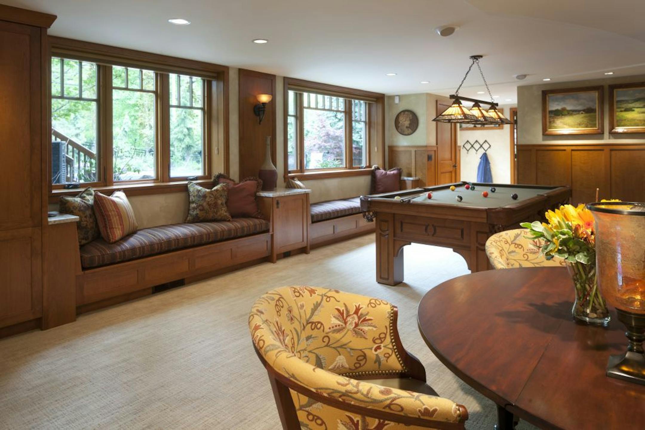 Window seats at the remodeled home. By Randy Buffie, Randall M. Buffie Architect Inc., Eagan.