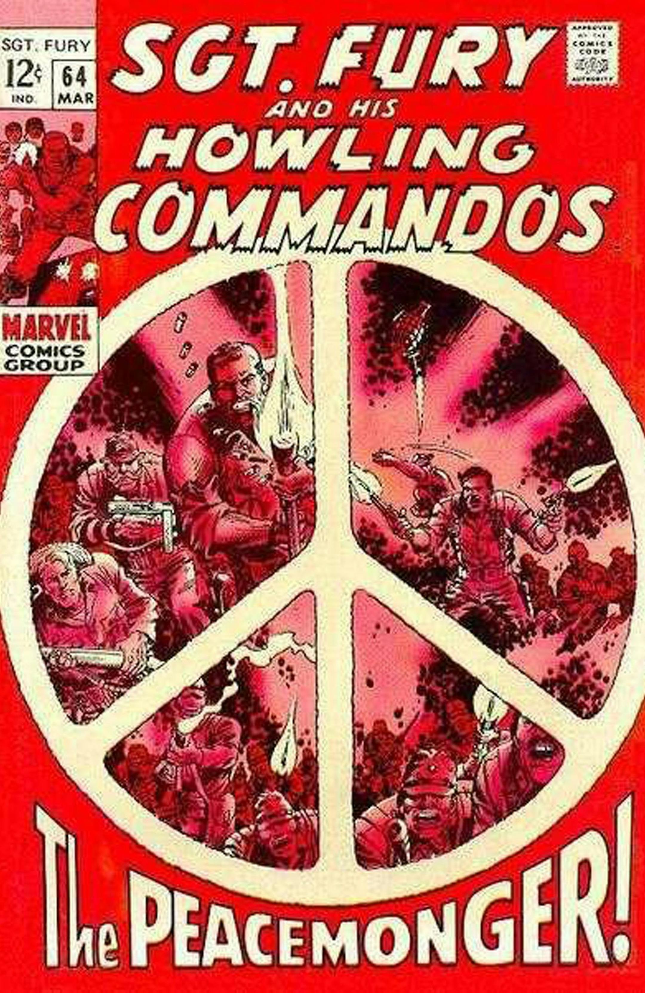 Dick Ayers drew "Sgt. Fury" for 10 years, including this issue's cover, with inks by John Severin -- an E.C. alumnus. (Courtesy of Marvel Entertainment/MCT) ORG XMIT: 1153155