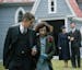 Ethan Hawke and Sally Hawkins in "Maudie." After their wedding, Maud is pure happiness and Everett is his usual stoic self. (Duncan Deyoung/Mongrel Me