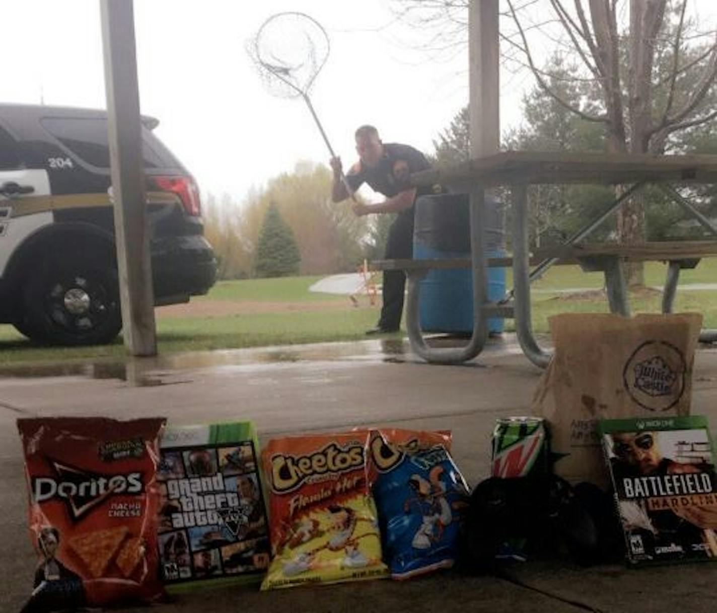 The Wyoming, Minn., police department tweeted on Thursday, "Undercover #420 operations are in place. Discreet traps have been set up throughout the city today. #Happy420"