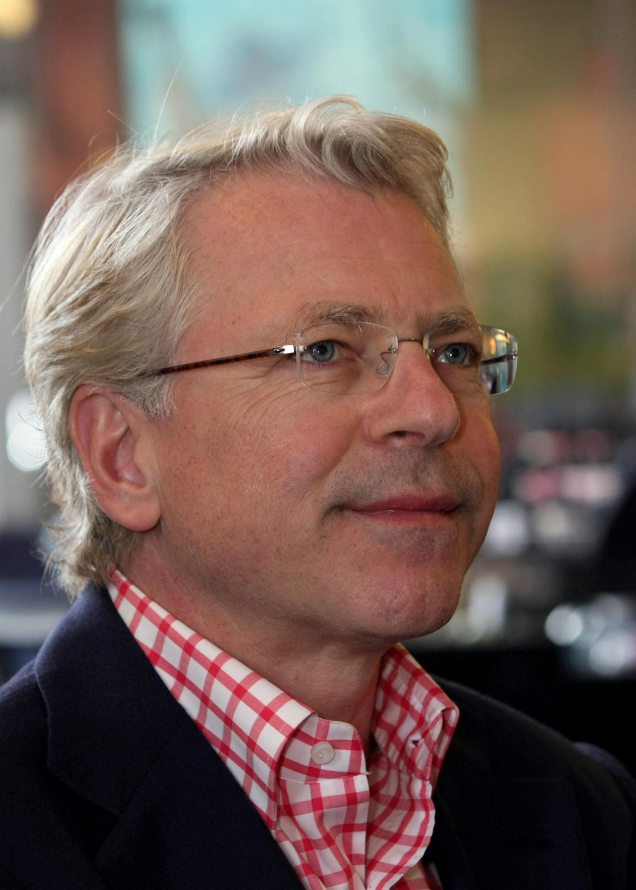 Before: Ross Fefercorn's hair had shifted from brown to sandy over the years.