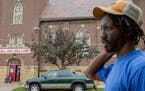 Samuel McIntosh stands outside of the Listening House in the First Lutheran Church basement on Thursday. ] COURTNEY PEDROZA &#x2022; courtney.pedroza@