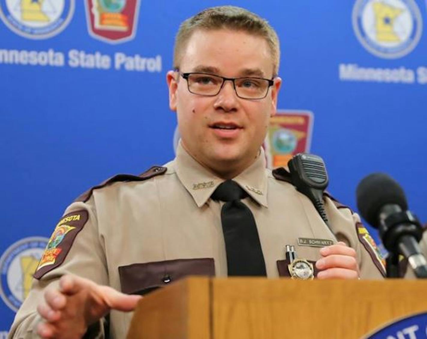 Trooper Brian Schwartz, Photo credit: Minnesota Department of Public Safety