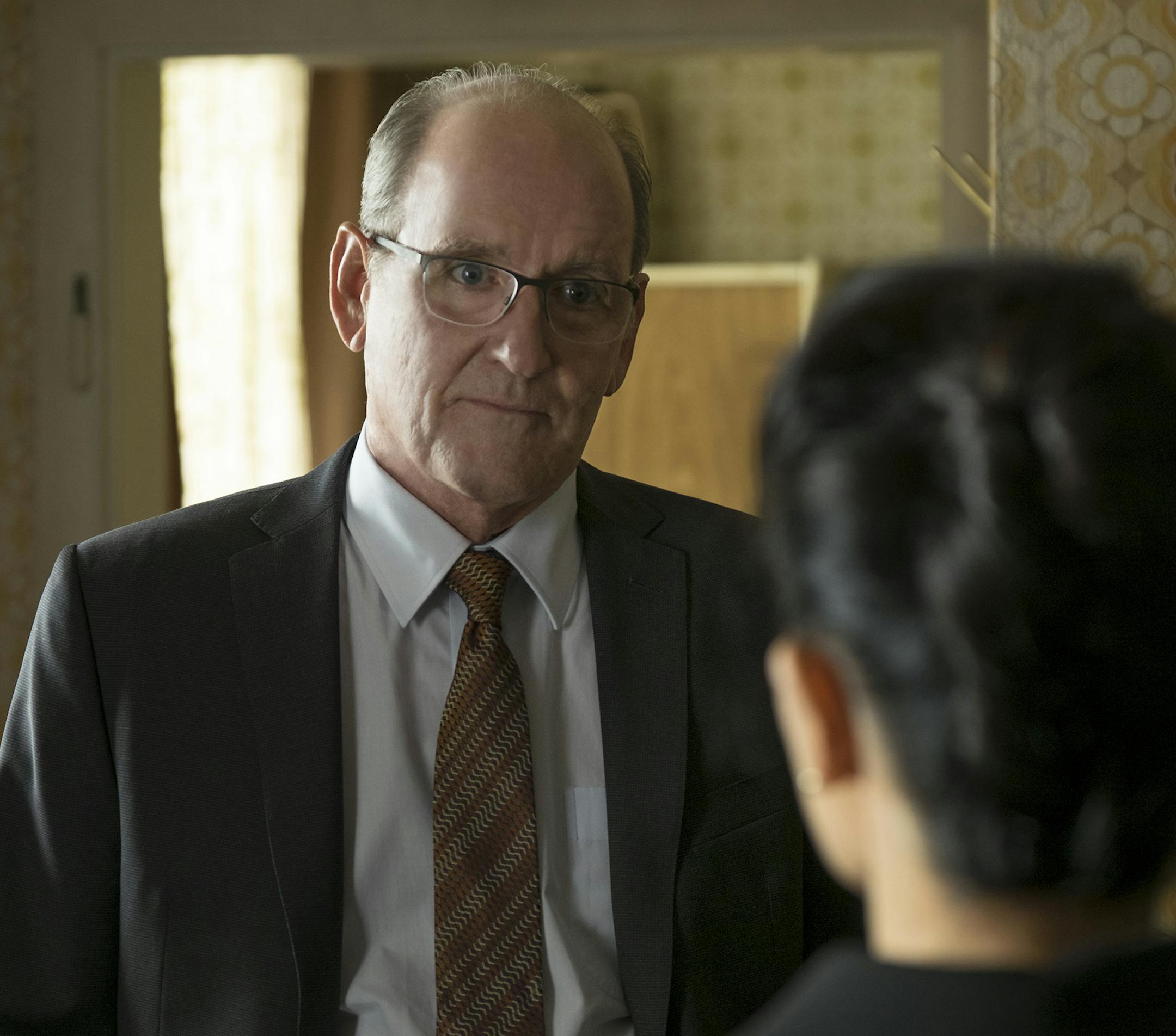 Richard Jenkins stars as Steven Frost in the EPIX original series "Berlin Station." Photo Credit: Stephanie Kulbach for EPIX/Paramount