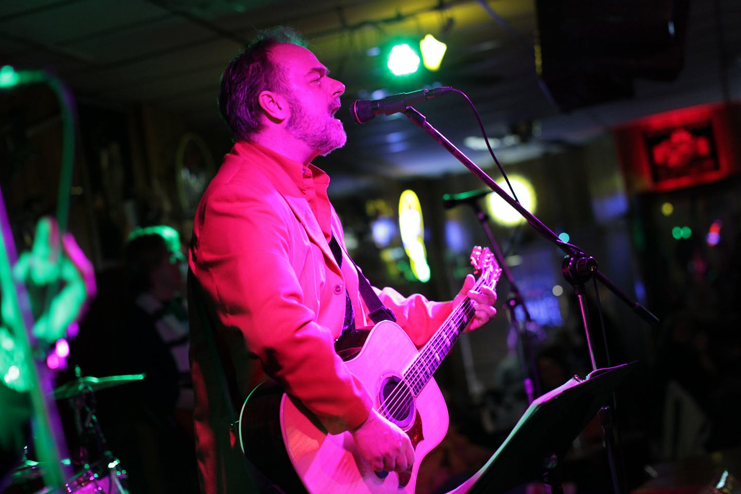 James Loney plays with his band Lolo's Ghost at Lee's Liquor Lounge in Minneapolis March 2, 2013. (Courtney Perry/Special to the Star Tribune)