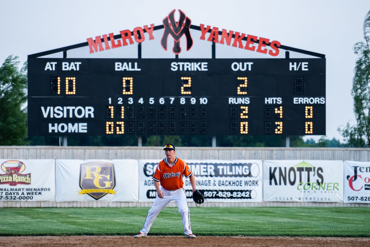 Milroy Yankees Field was one of two sites for the Class C tournament.