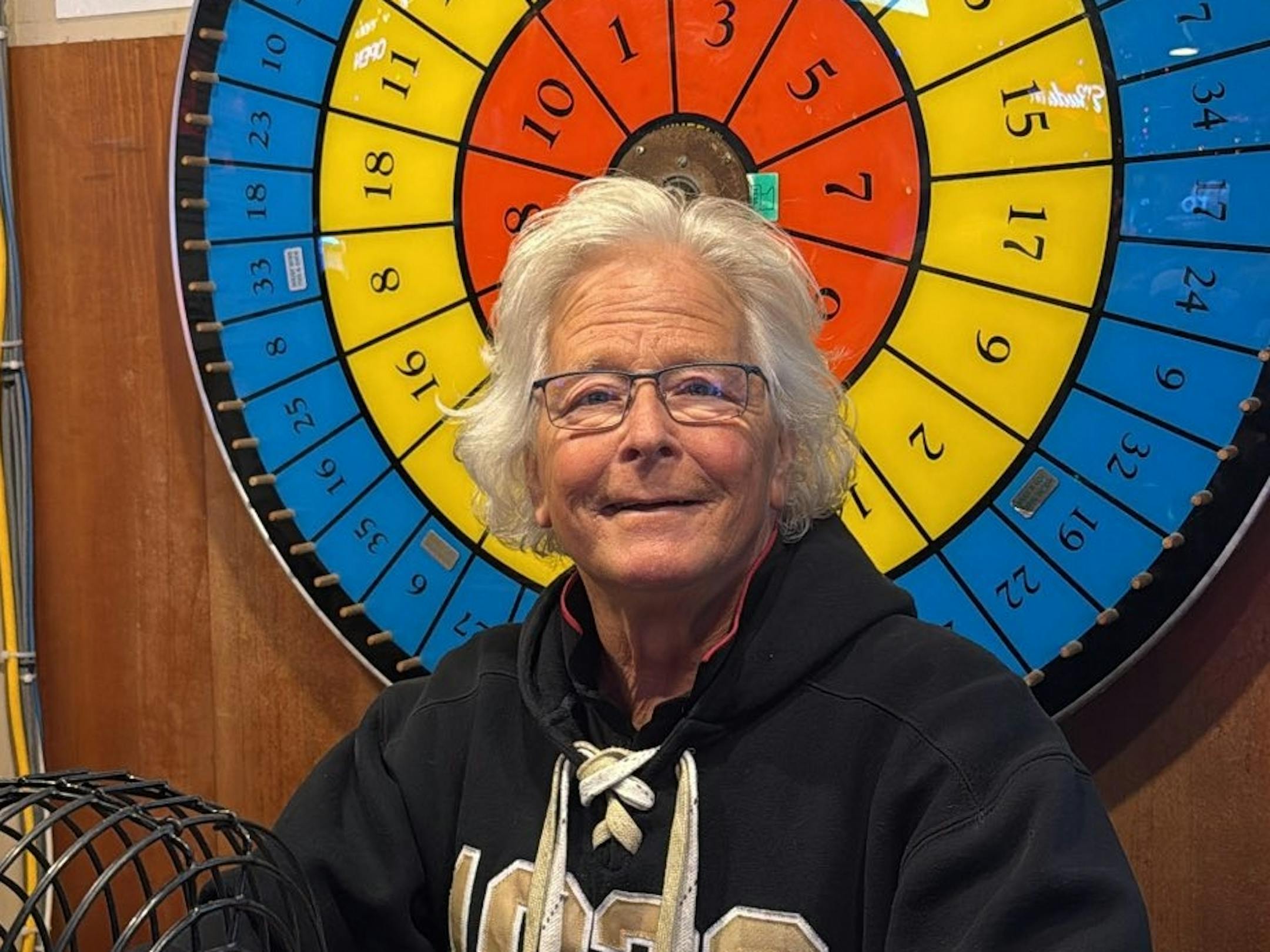 Marty Zaworski smiles while calling bingo at the 1029 Bar in Northeast Minneapolis. Zaworski died in a car accident this April, devastating family and community members.