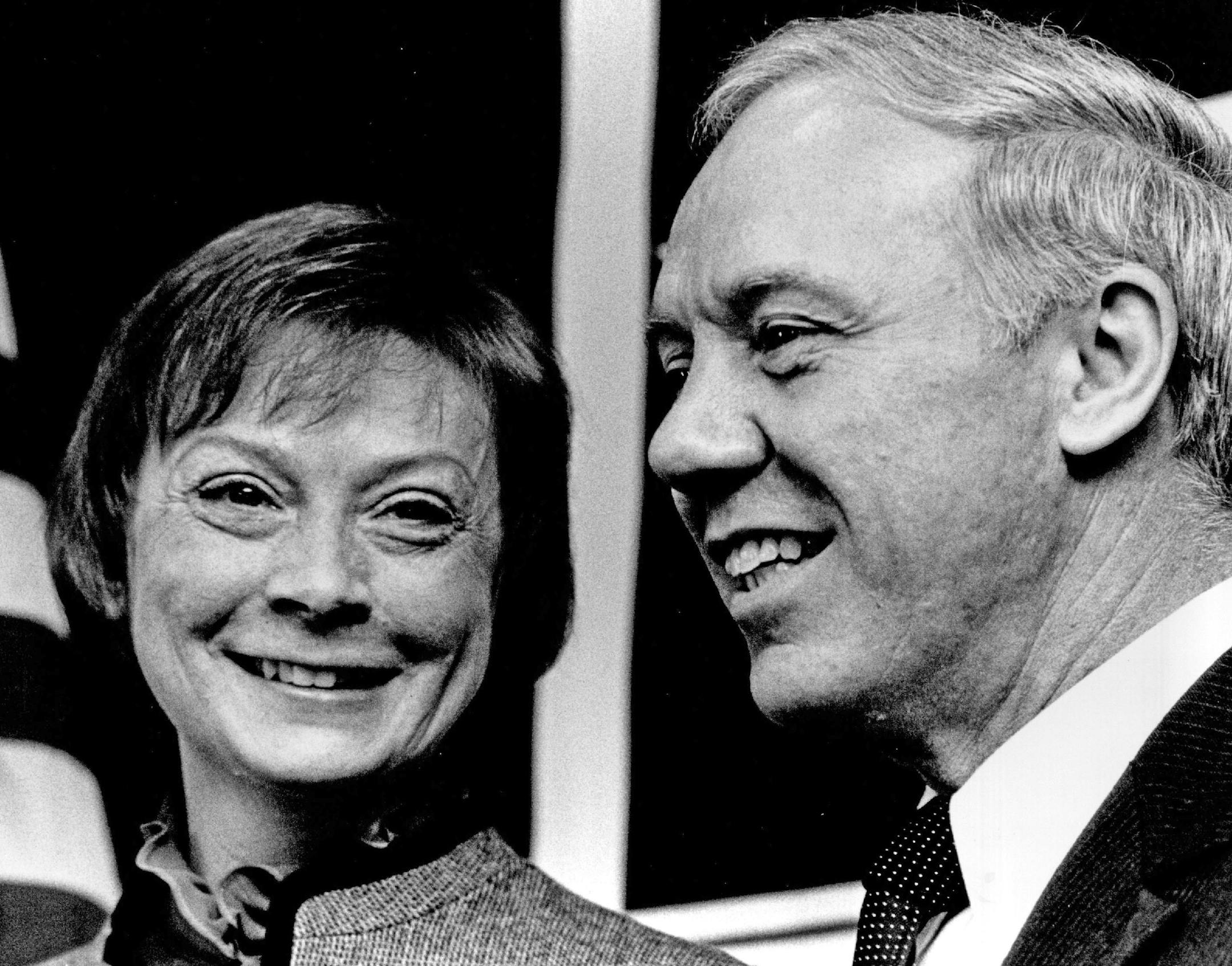 November 14, 1983 Cong James Oberstar and at left jo Oberstar July 29, 1991 Charles Bjorgen, Minneapolis Star Tribune
