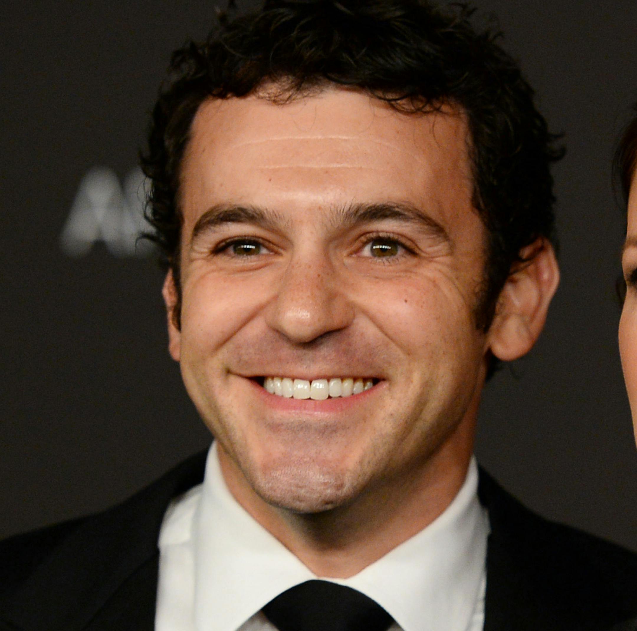 Fred Savage, left, and Jennifer Stone Savage arrive at the LACMA Art + Film Gala at LACMA on Saturday, Nov. 1, 2014, in Los Angeles. (Photo by Jordan Strauss/Invision/AP) ORG XMIT: INVW