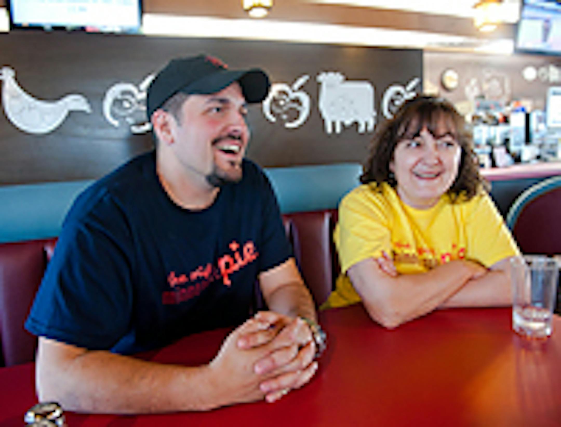 George Atsidakos and his mom Libby Atsidakos