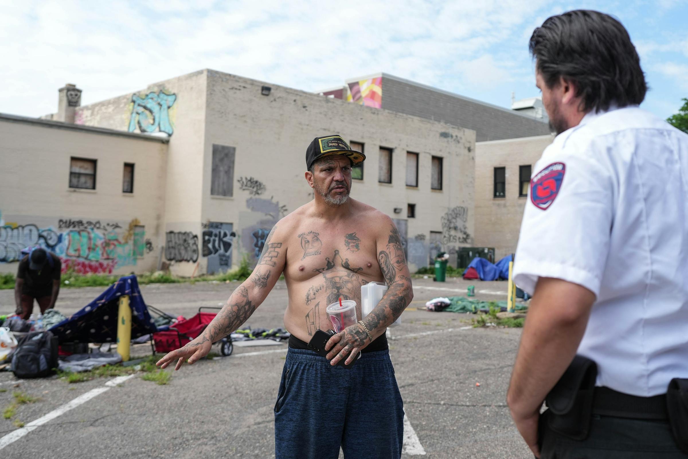 Minneapolis landlord opens homeless camps on his parking lots in defiance of city
