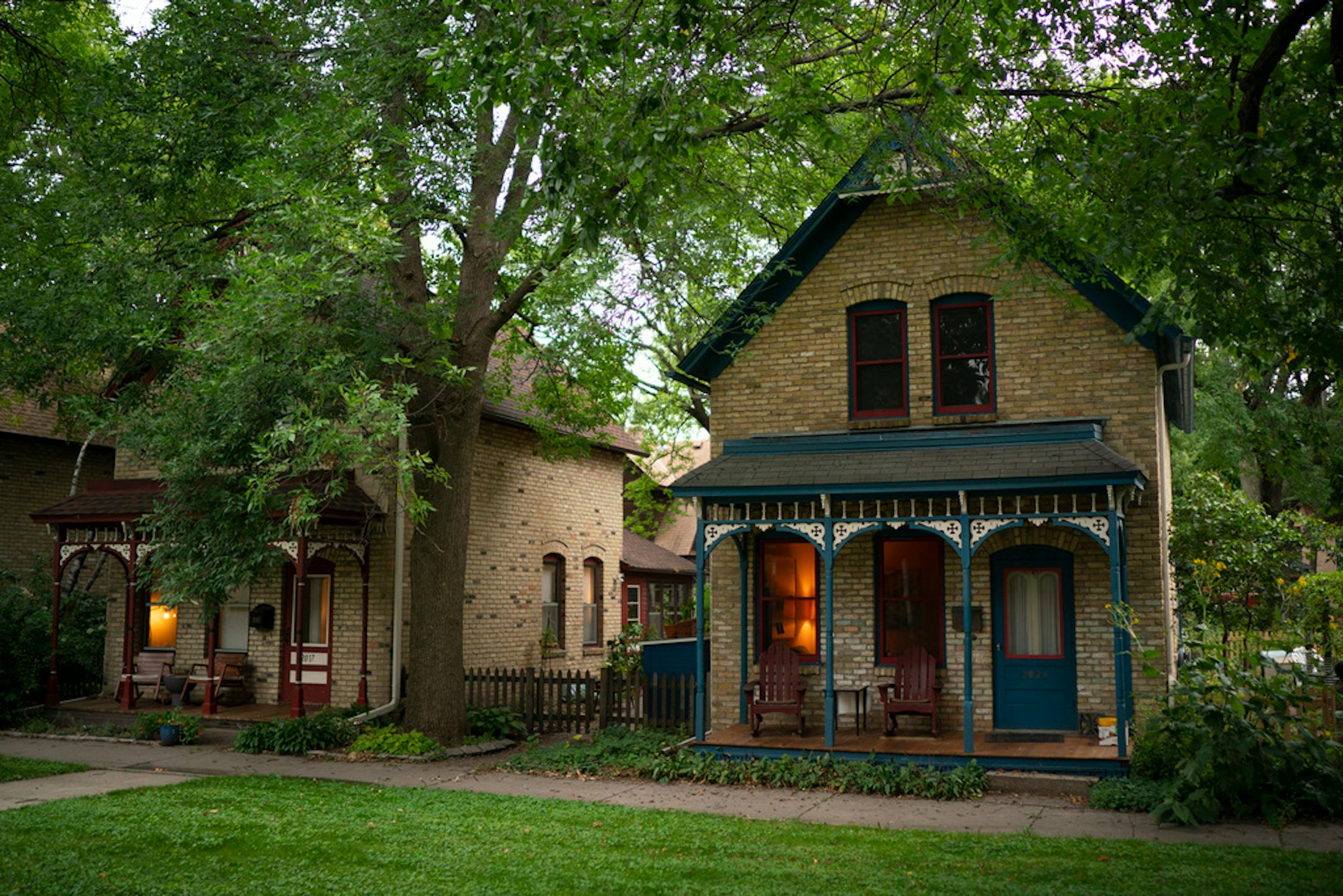 A pair of homes on Milwaukee Avenue.